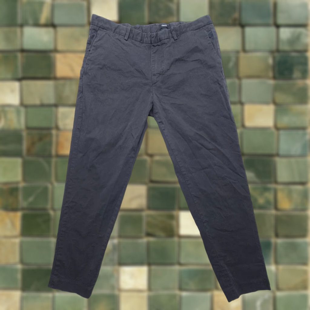 Theory Theory Chino Pants Mens 36 Black Cotton Twill Regular Straight 29" Inseam Jeans/Chinos Size US 36 / EU 52 - 1 Thumbnail