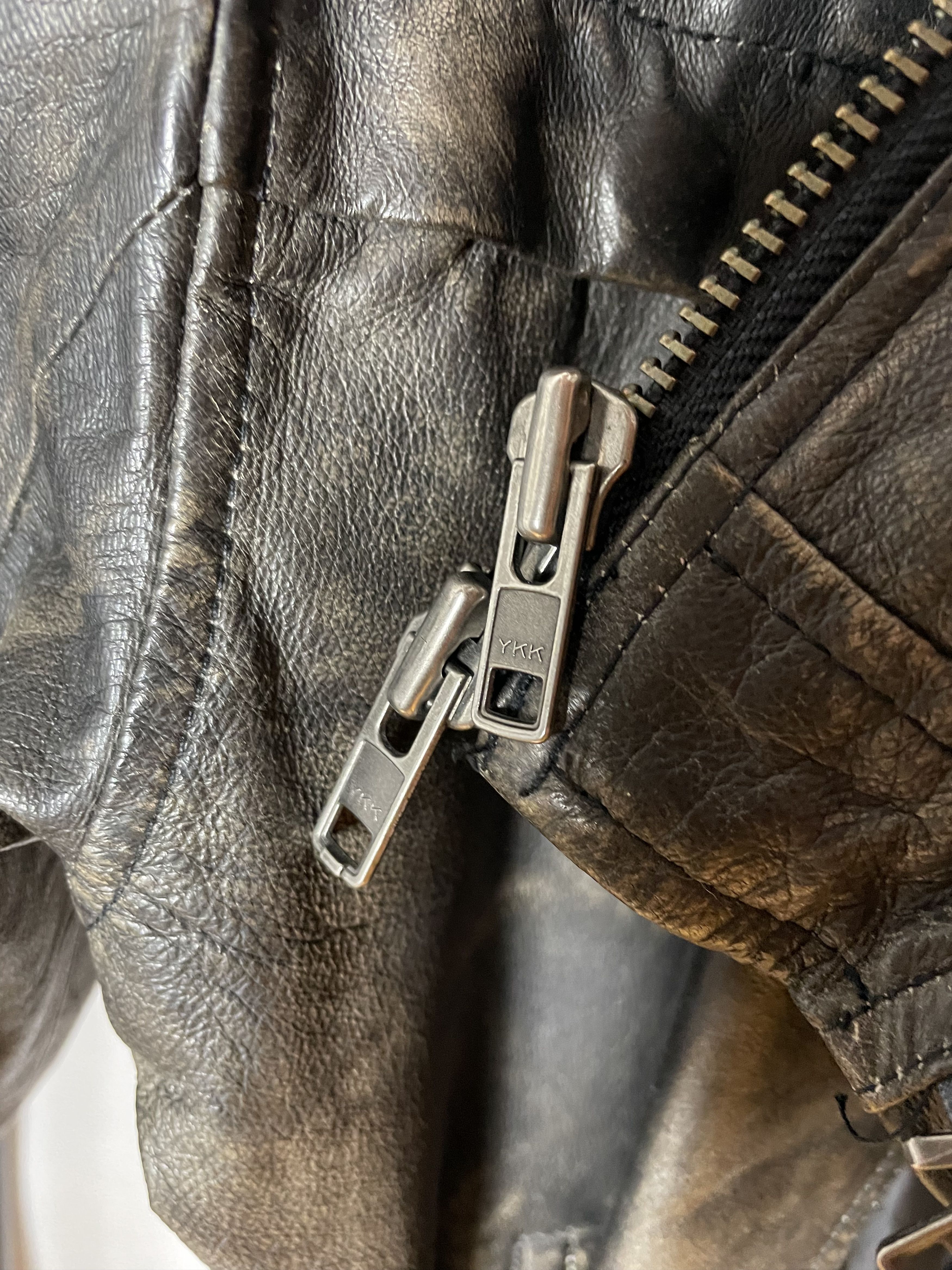 H&M × Vintage H&M x Fashion Against Aids Leather Jacket Size US L / EU 52-54 / 3 - 8 Thumbnail