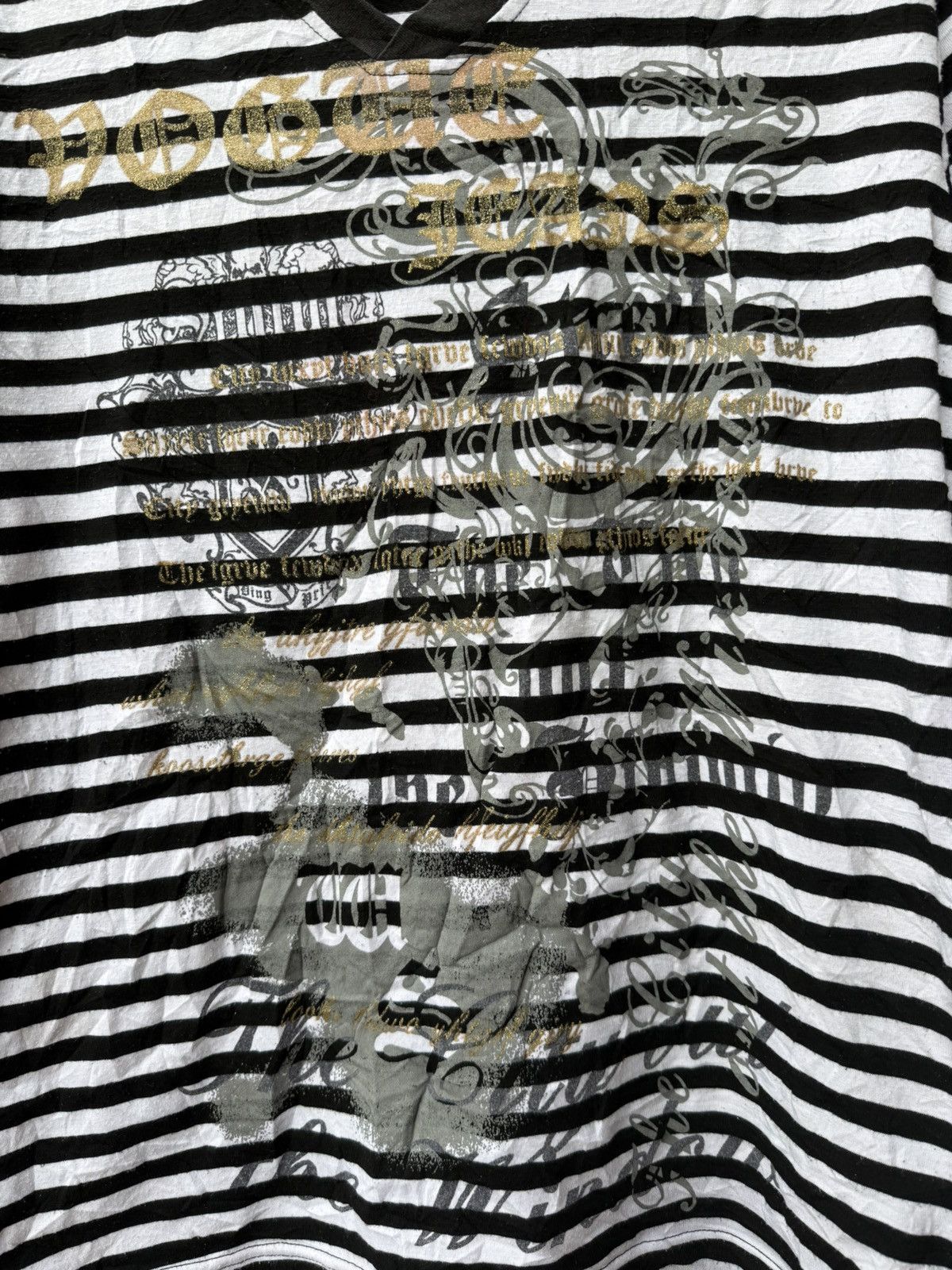 Hysteric Glamour M & D Striped Poem Shirt Size US L / EU 52-54 / 3 - 5 Thumbnail