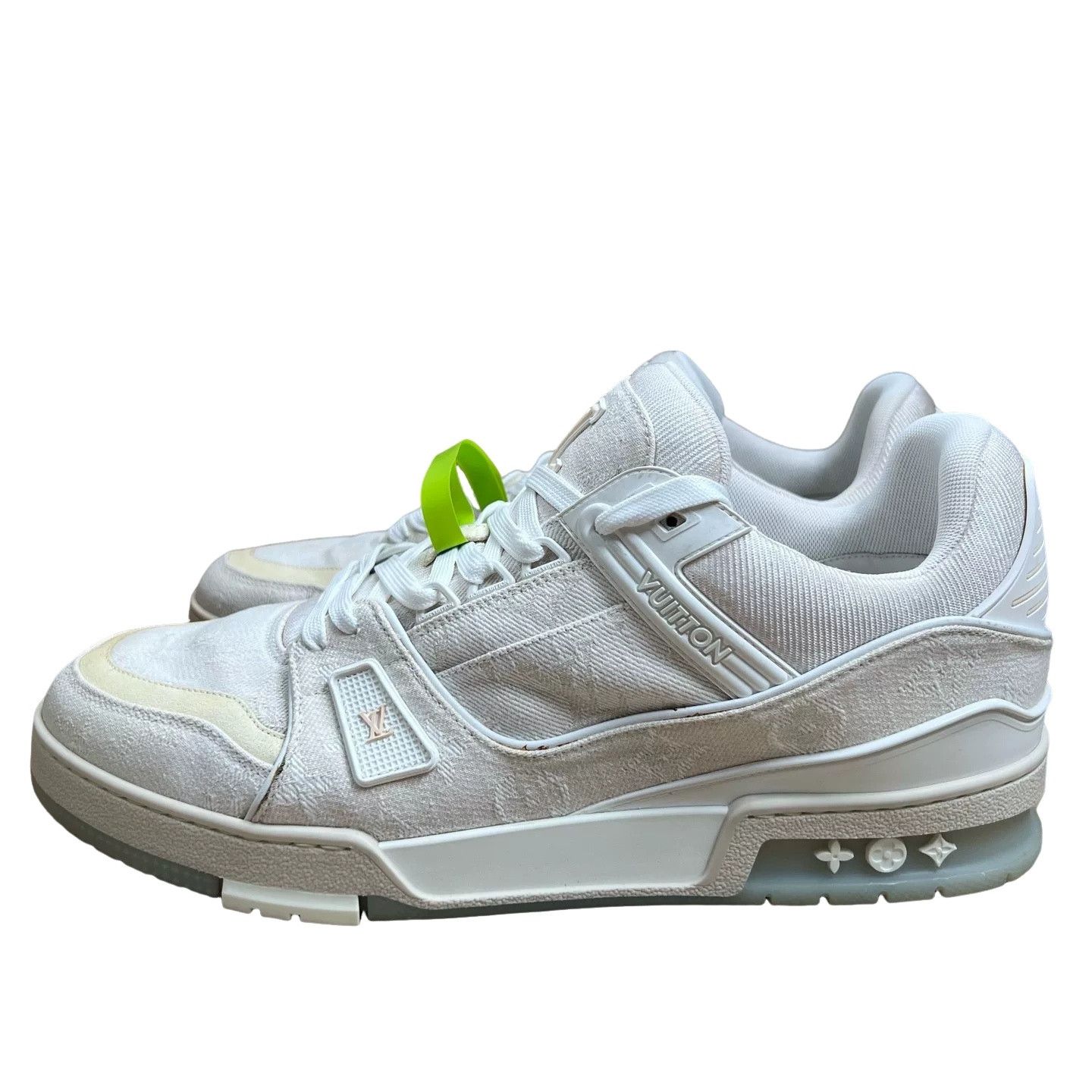 Louis Vuitton Louis Vuitton Monogram Denim Trainer Sneakers 10.5 Size US 11.5 / EU 44-45 - 1 Thumbnail