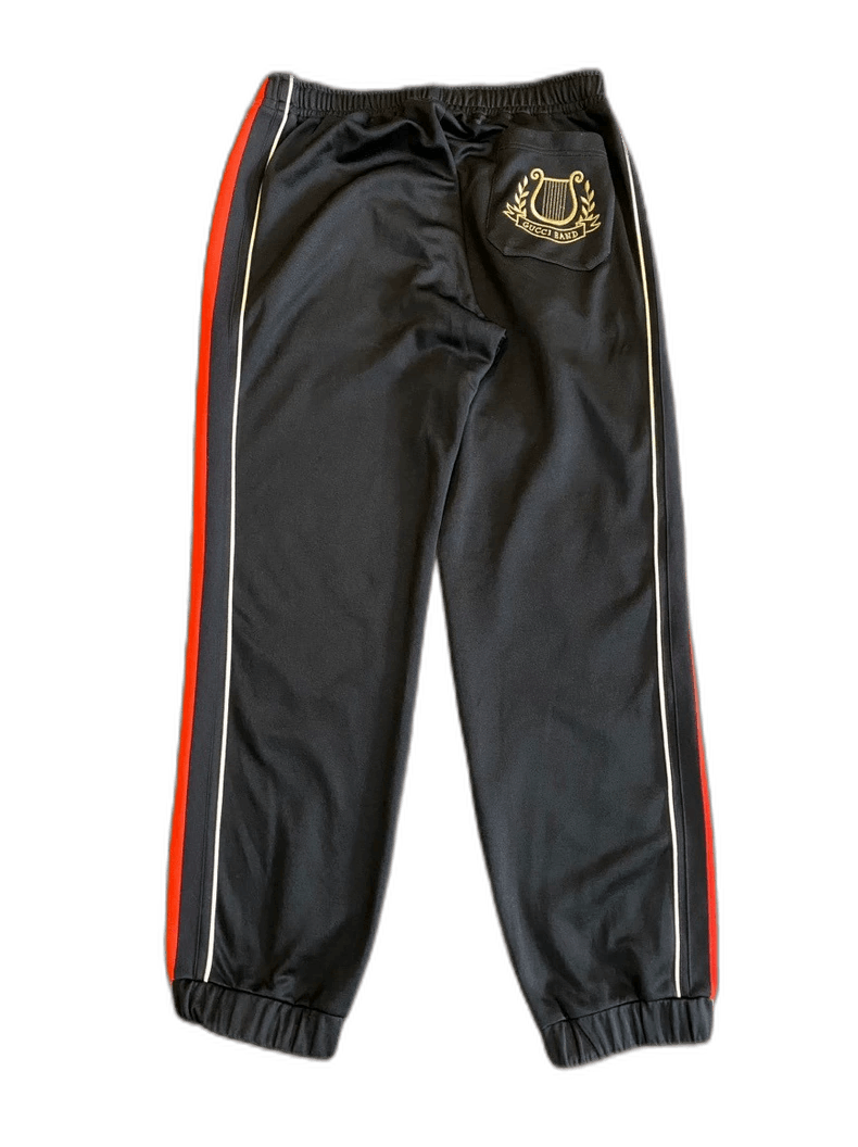 Gucci Gucci Black Casual Pants with Stripe Design-2506 Size US 32 / EU 48 - 1 Thumbnail