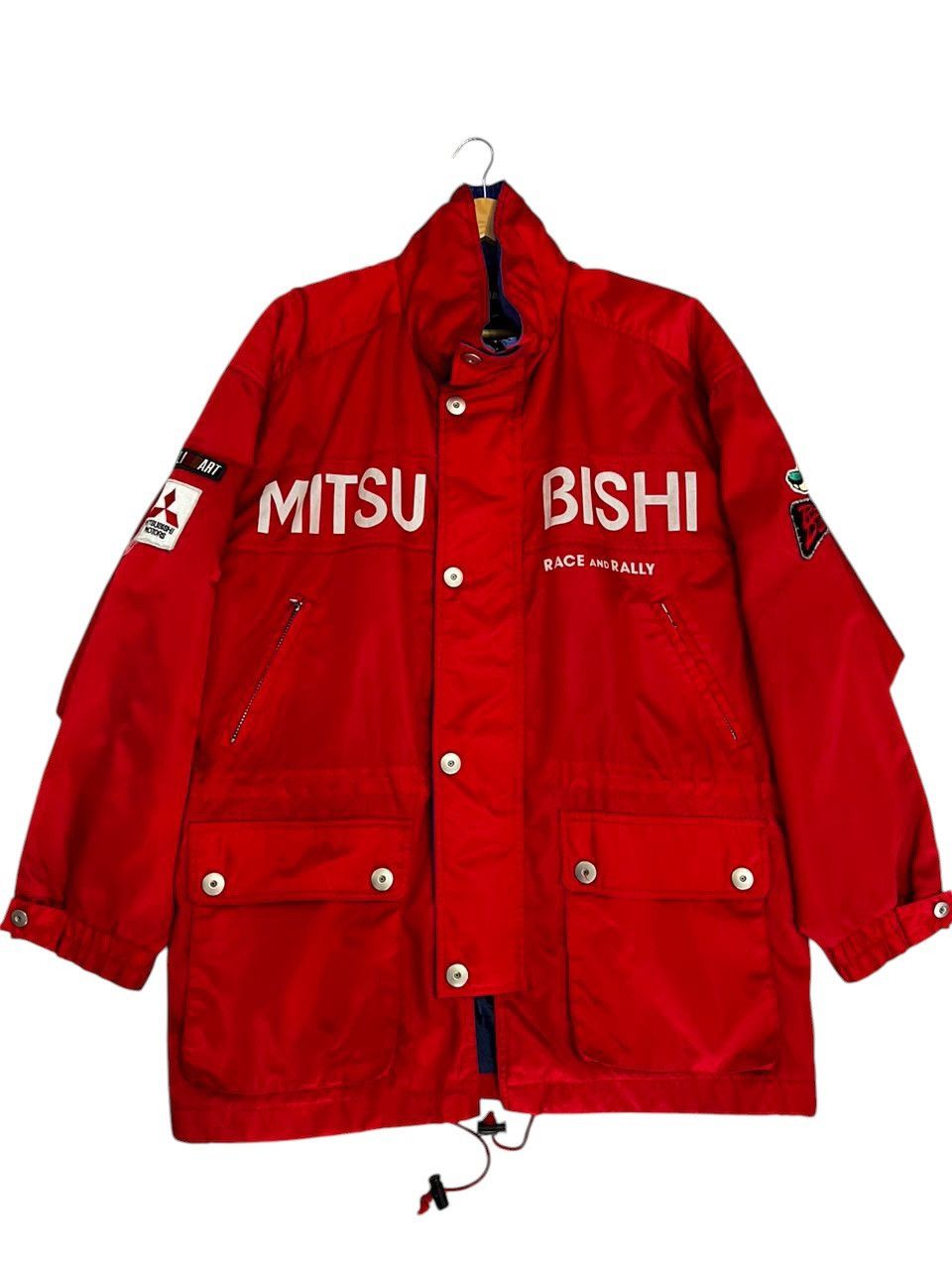 Vintage Vintage Mitsubishi Rally Art Long Jacket Size US XL / EU 56 / 4 - 1 Thumbnail