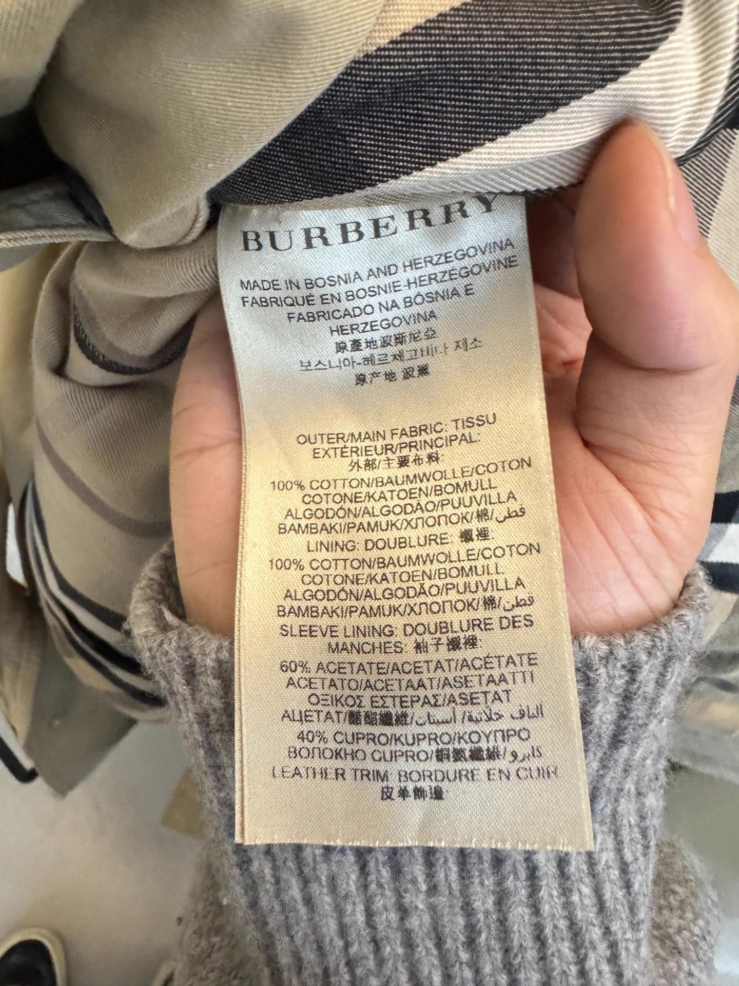 Burberry Women's BURBERRY Horseferry Beige Mid-Length Belted UK6 Size S / US 4 / IT 40 - 3 Thumbnail