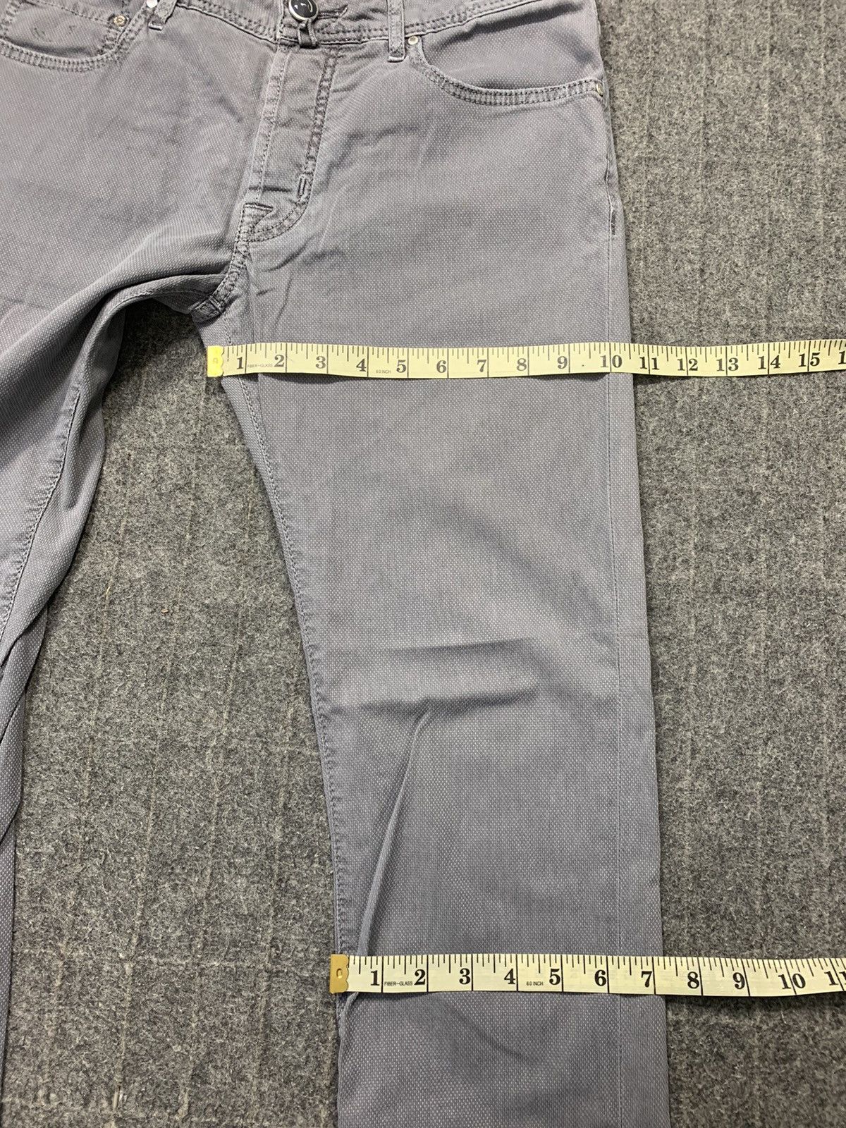 Jacob Cohen Jacob Cohen Italy Handmade Luxury Grey Jeans Straight Cut Size US 30 / EU 46 - 18 Thumbnail