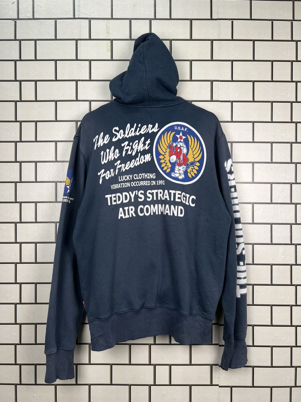 Tedman × Vintage Vintage Ted Company Tedman’s U.S Air Force Hoodie Size US L / EU 52-54 / 3 - 7 Thumbnail