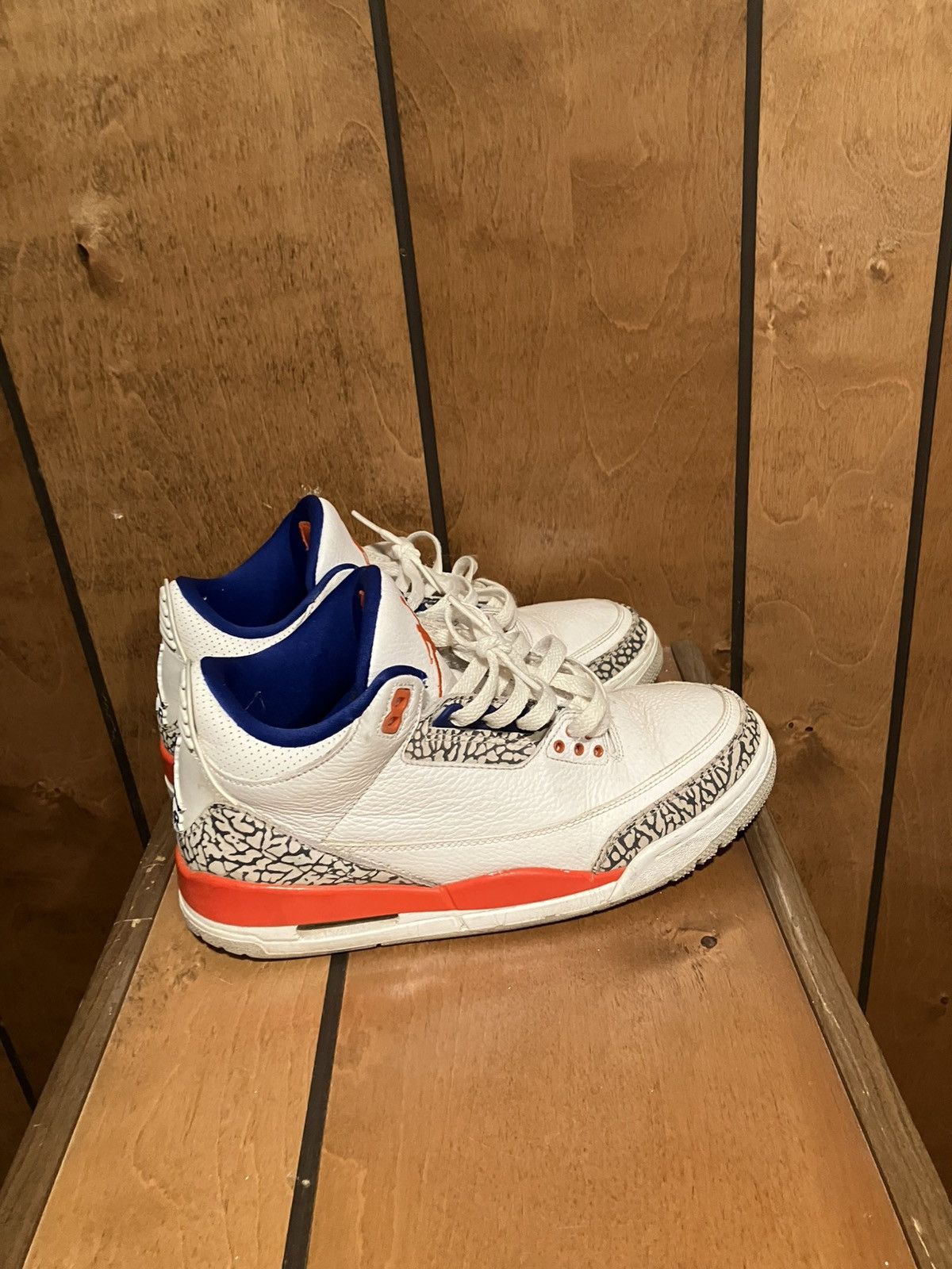 Jordan Brand × Nike Jordan Retro 3 “Knicks” Size US 8 / EU 41 - 3 Thumbnail