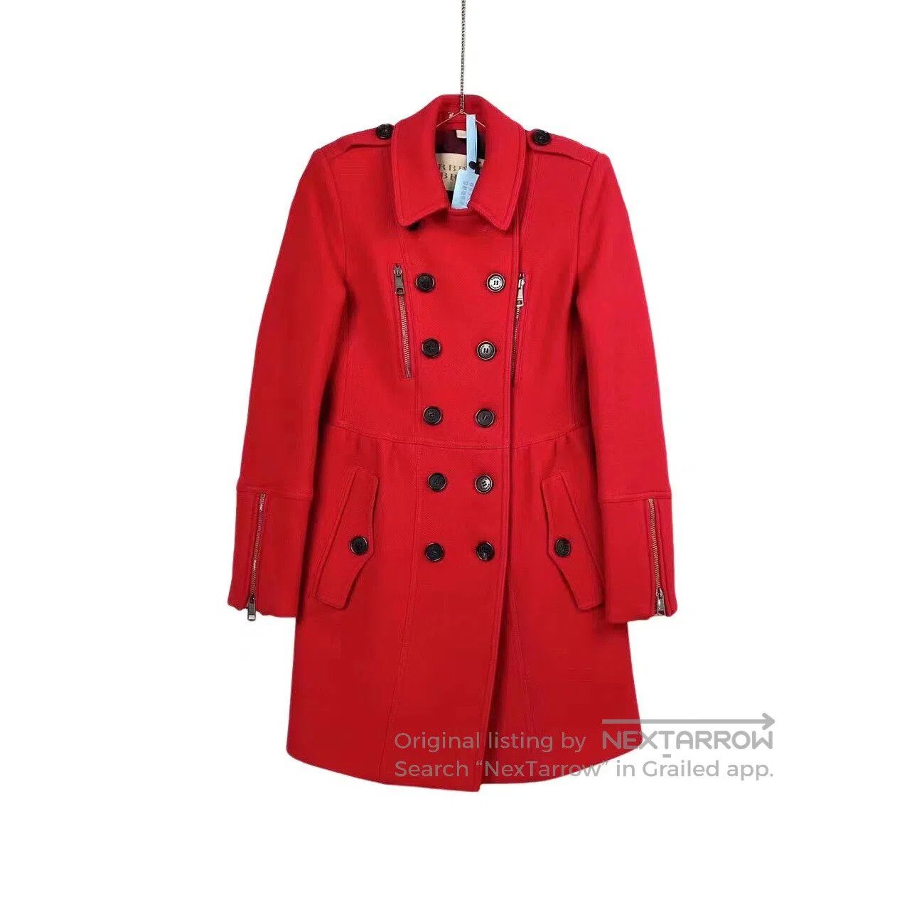 Burberry Burberry Red coat| Size XS / US 0-2 / IT 36-38 - 1 Thumbnail