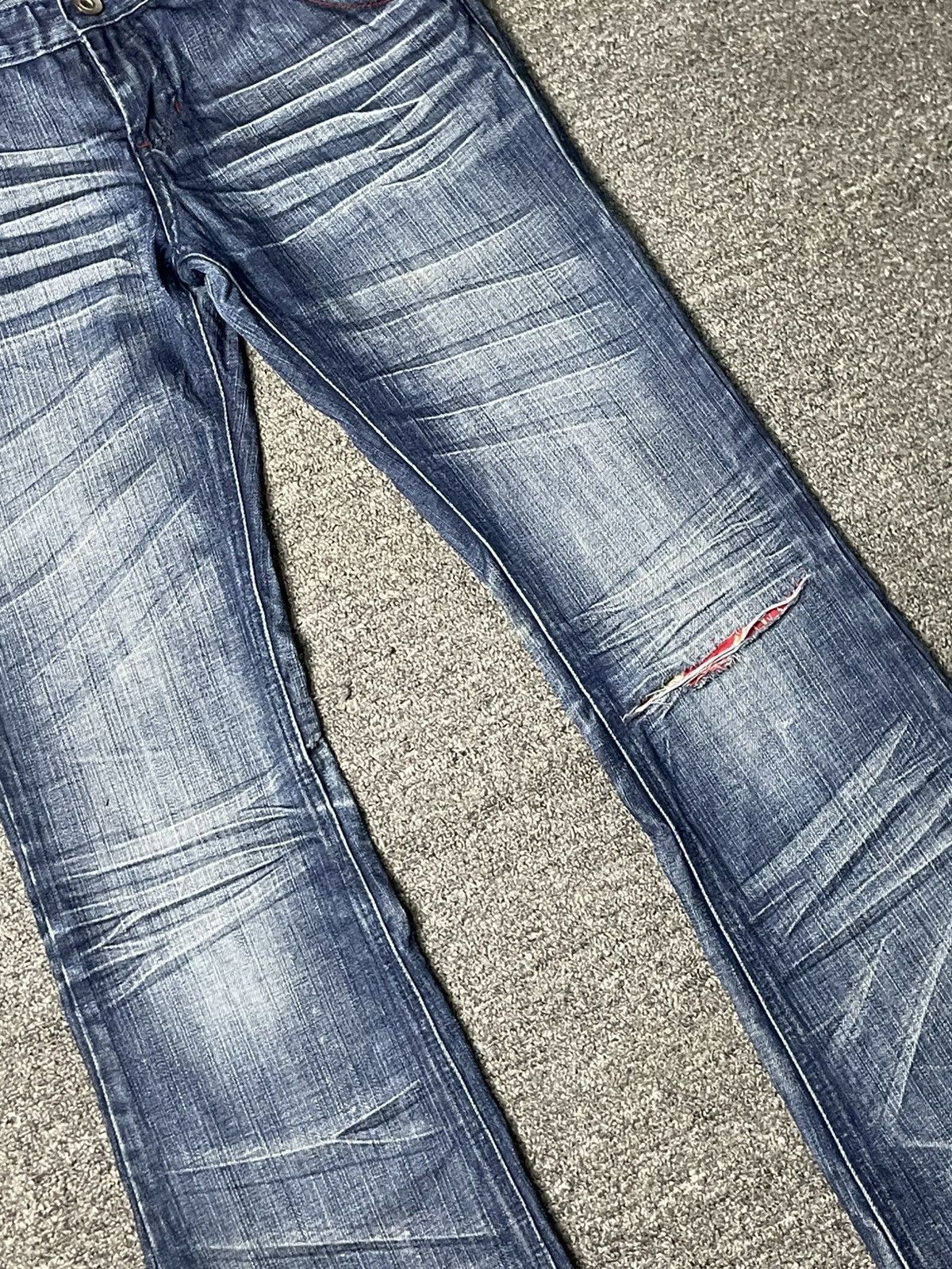 Japanese Brand × Vintage Vintage LONERST Flared Bootcut Design Jeans (83) Size 29" - 3 Thumbnail