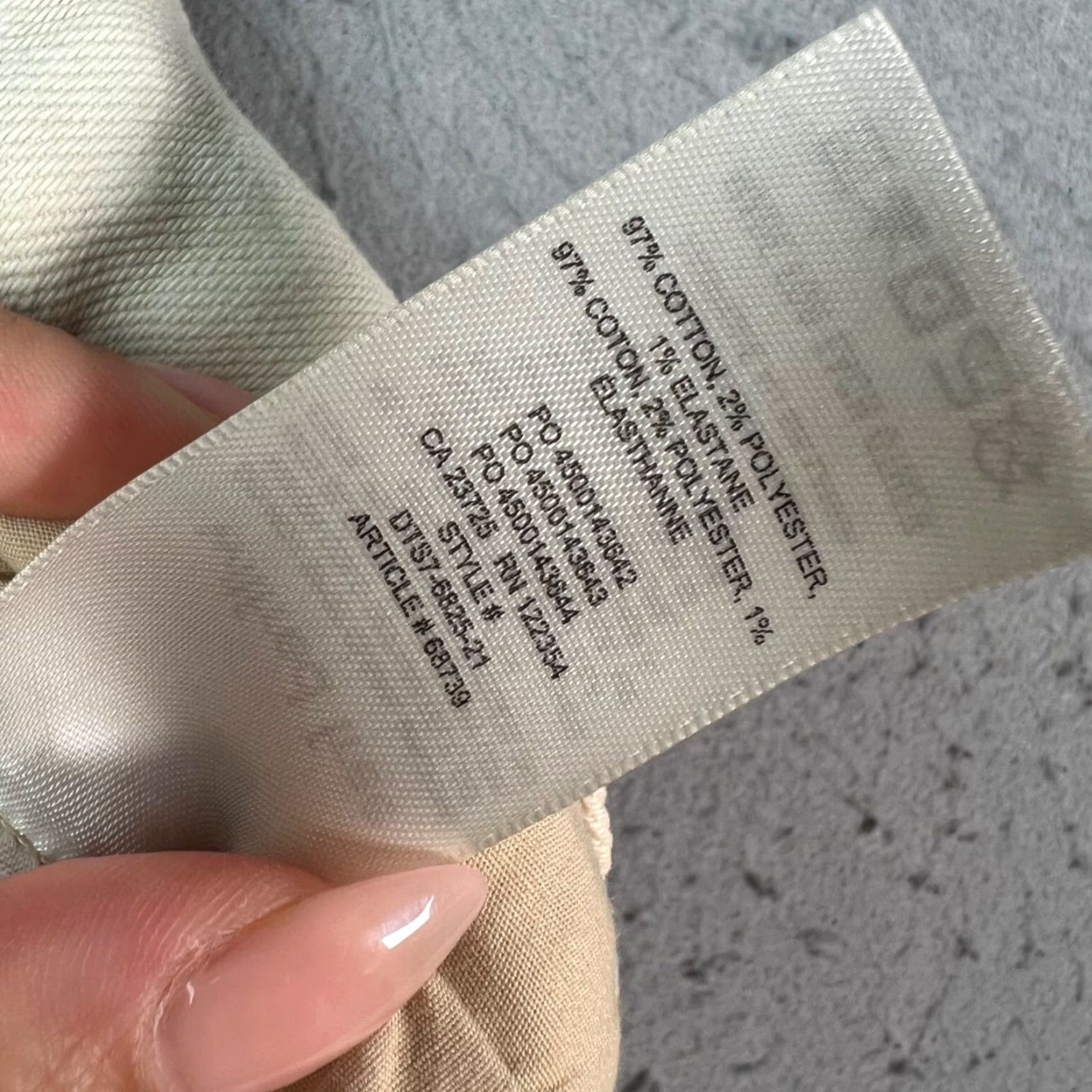 Vintage Wilfred Free Womens Cargo Pants Beige High-Waisted Size 6 Cotton Blend Size 28" / US 6 / IT 42 - 4 Thumbnail