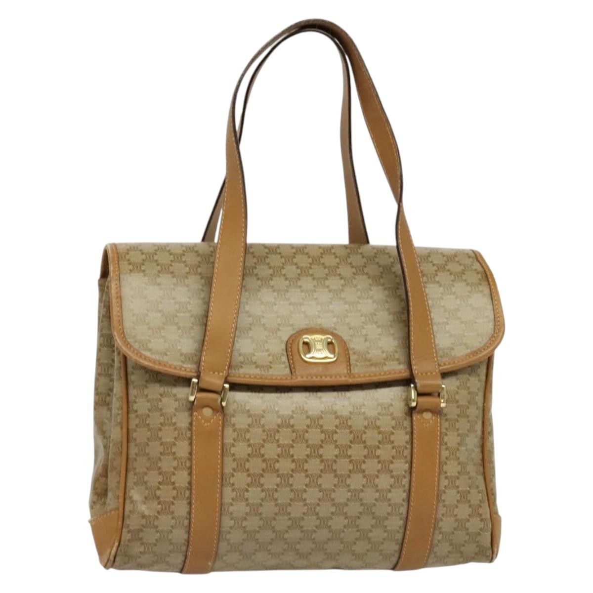 Celine Celine Vintage Macadam Handbag Canvas Size ONE SIZE - 1 Thumbnail