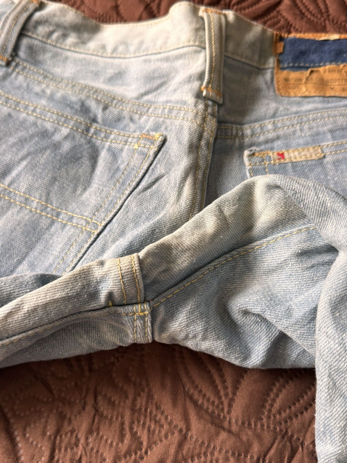 If Six Was Nine Vintage early 90s mc queen blue jeans boot cut Size 28" / US 6 / IT 42 - 10 Thumbnail