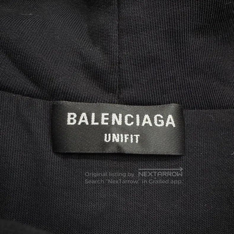 Balenciaga Balenciaga Distressed Destroyed Printed Hooded Sweatshirt Size US XXS / EU 40 - 2 Thumbnail