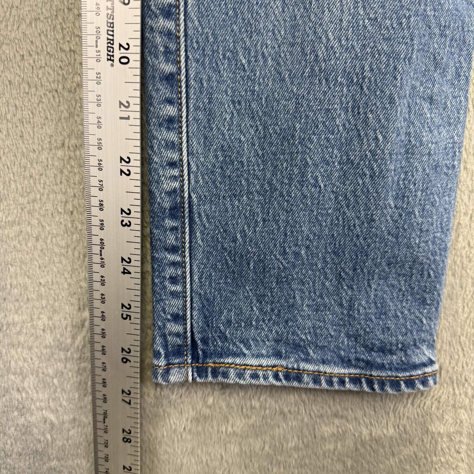 Levi's Levi's Oridinal Straight Leg Blue Denim Jeans Size US 26 / EU 42 - 5 Thumbnail
