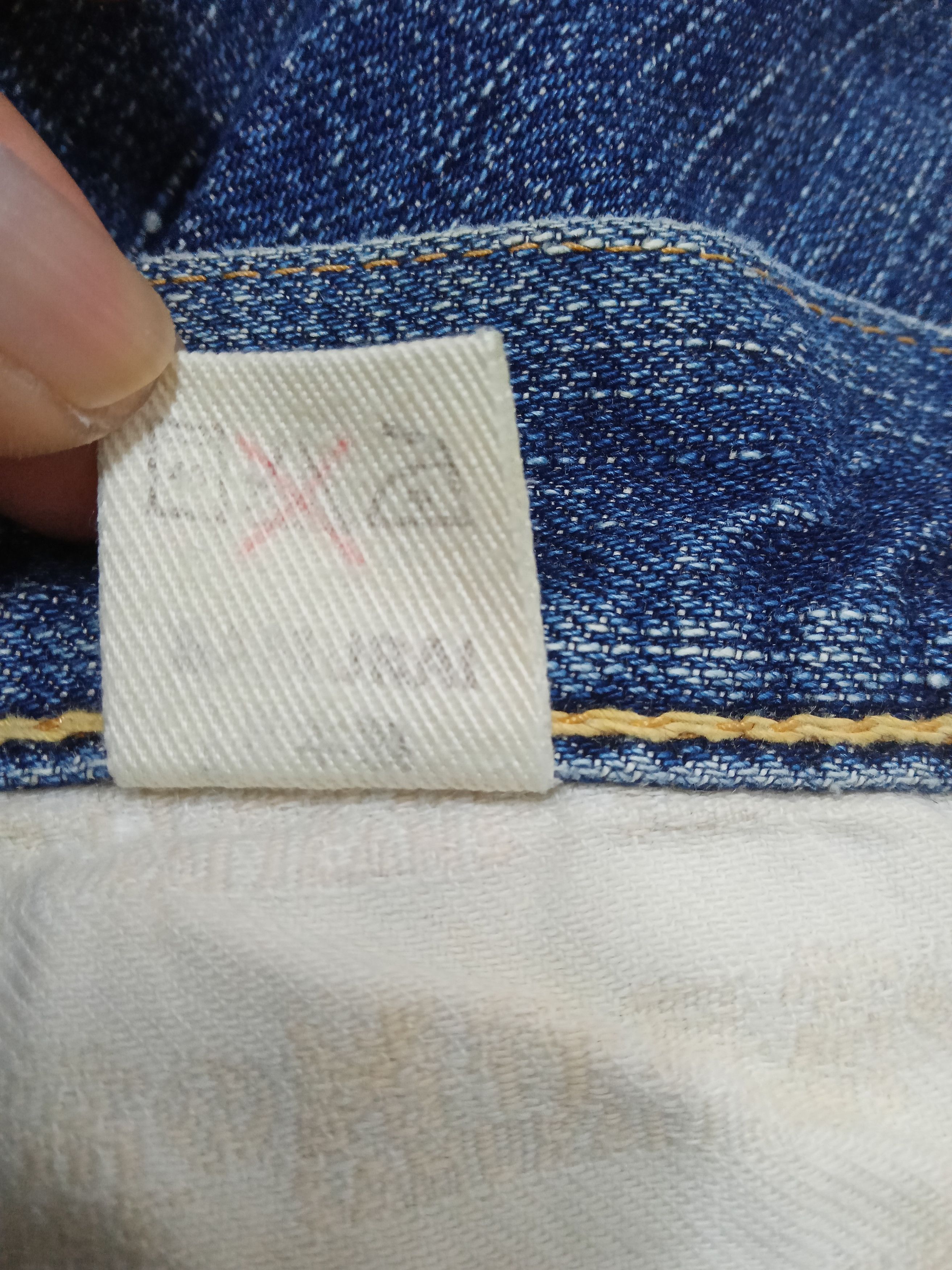 Samurai Jeans Samurai S0500XX Redline Selvedge Distressed Jeans Size US 29 - 5 Thumbnail