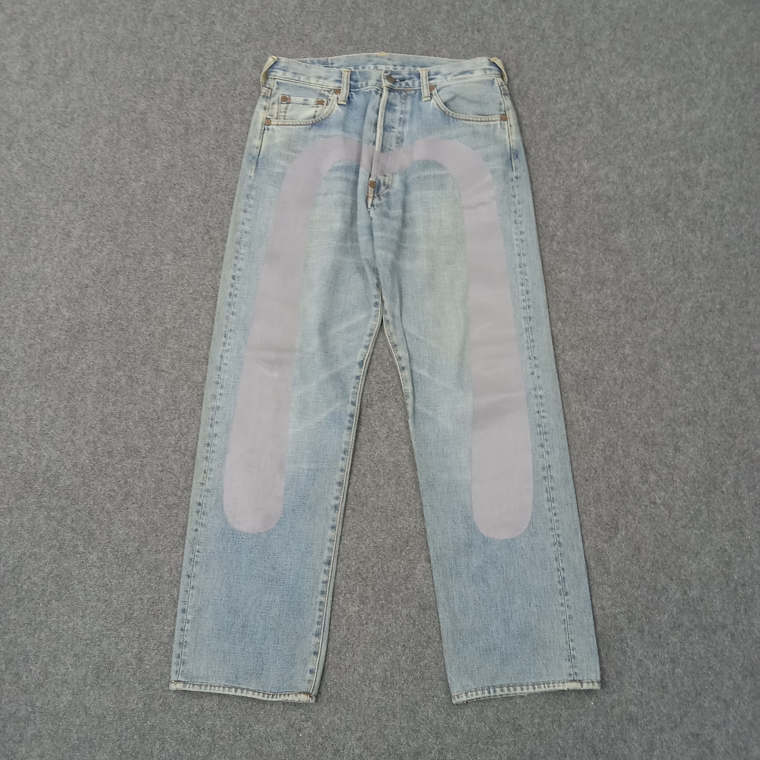 Evisu Evisu Japanese Brand Daicock Custom Art Denim Jeans C228N27 Size US 30 / EU 46 - 1 Thumbnail