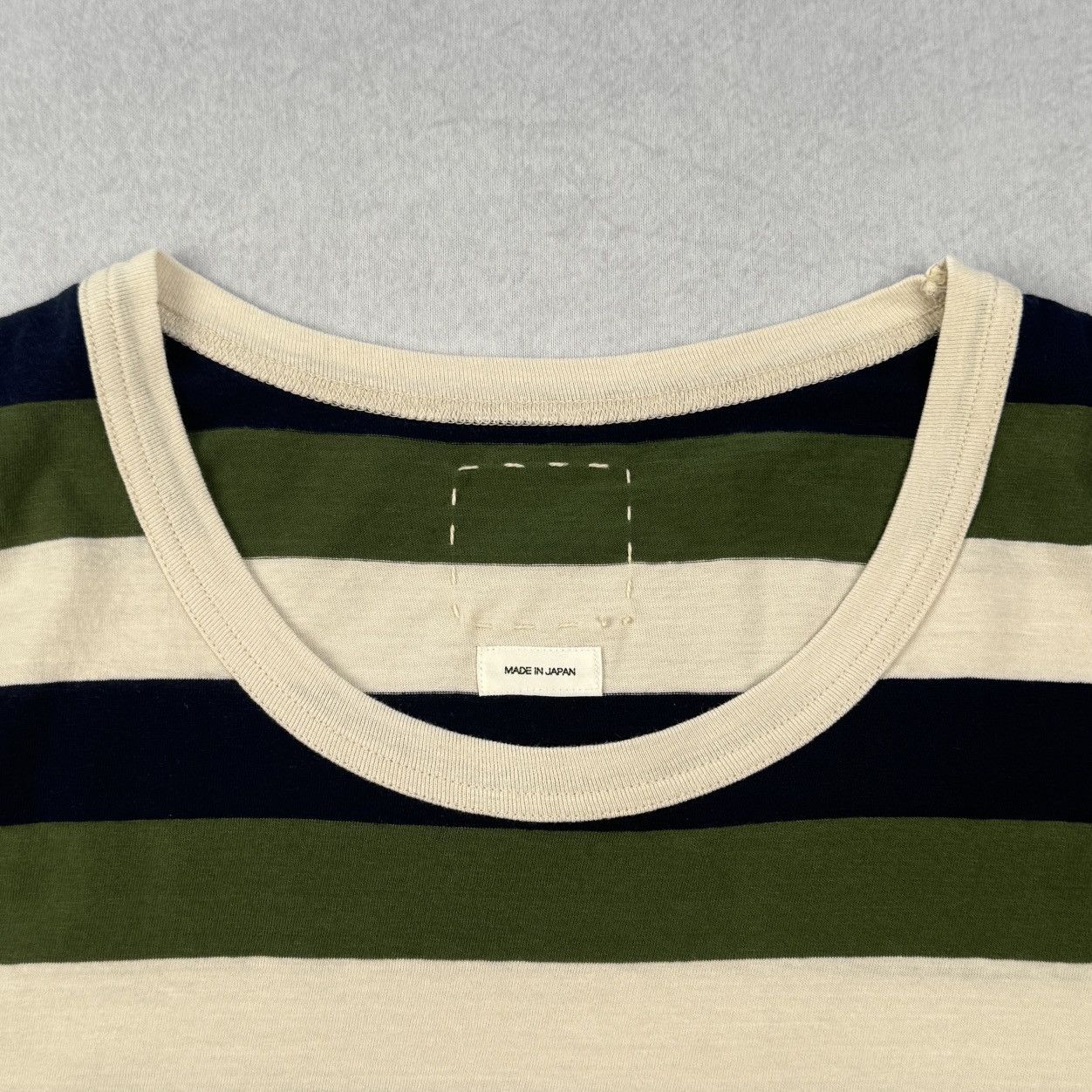 Visvim SS20 Border A-Line Striped T-Shirt Size US M / EU 48-50 / 2 - 3 Thumbnail