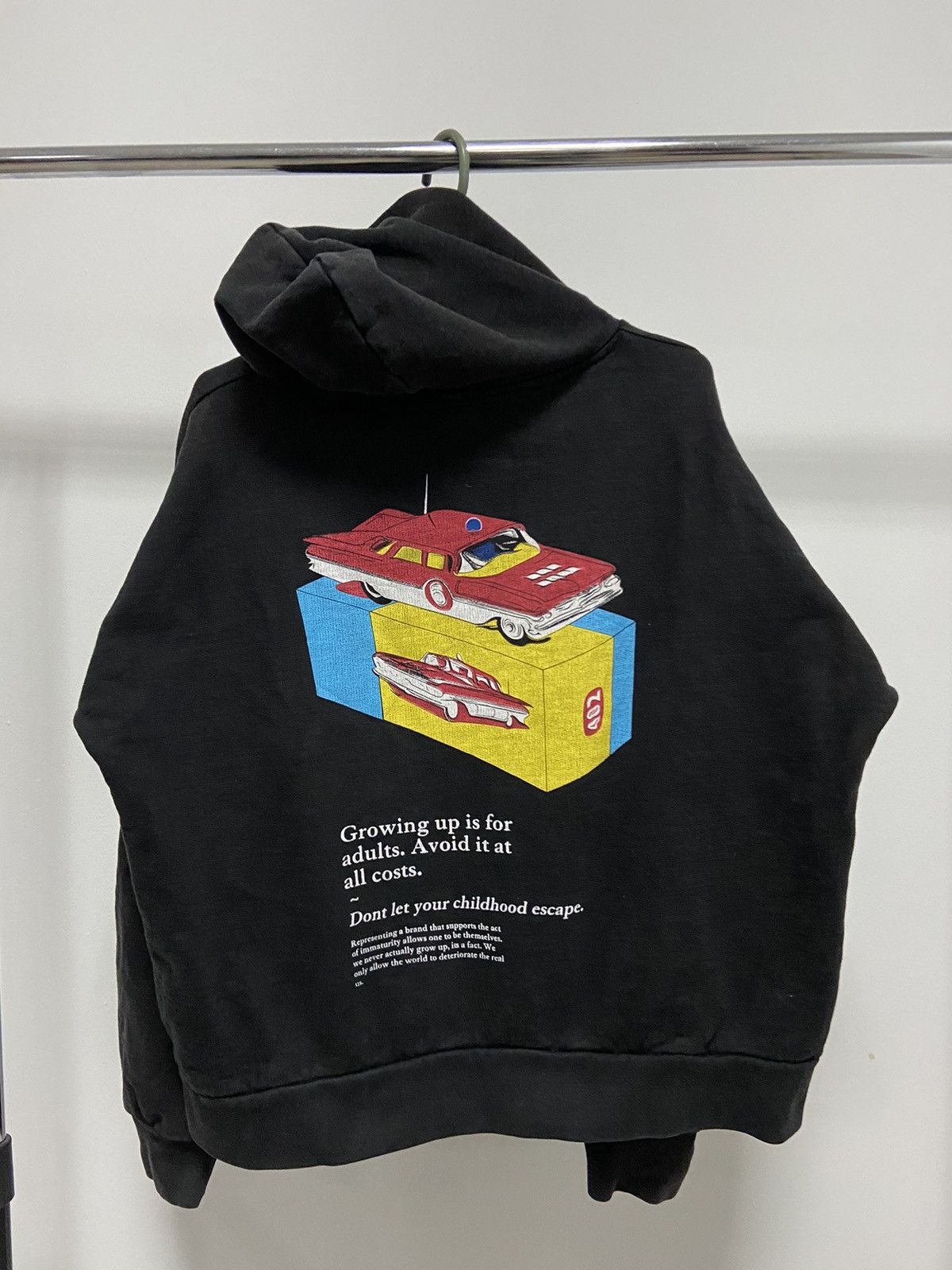 Japanese Brand × Vintage Childish Hoodie Big Logo Vintage Print Skateboarding Y2k Sk8 Size US S / EU 44-46 / 1 - 6 Thumbnail