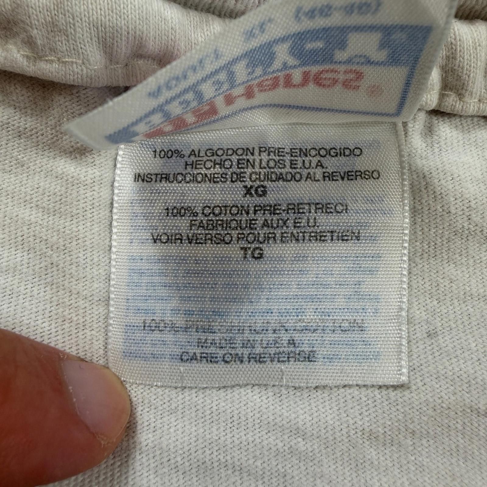 Hanes Vintage 1996 Earth Day Kansas T Shirt Made in USA Size US XL / EU 56 / 4 - 5 Thumbnail