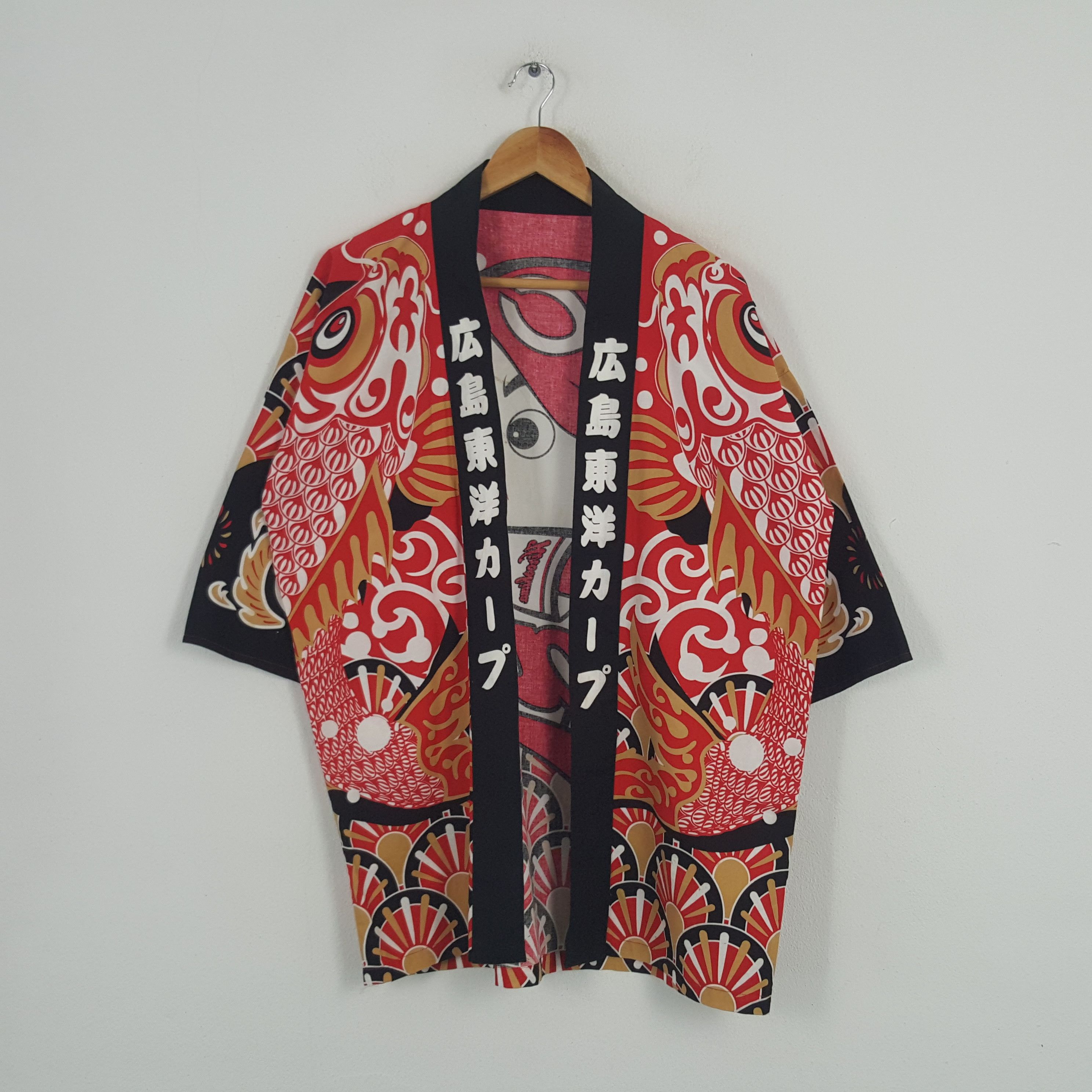 Japanese Brand × Vintage Vintage Mike Carp MLB Kimono Japanese Traditional Jacket Size US XL / EU 56 / 4 - 1 Thumbnail