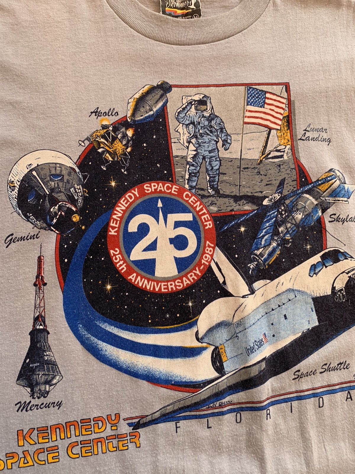 Dead Kennedys × Vintage Rare Kennedy Space Center Single Stitch 1987 T shirt Size US M / EU 48-50 / 2 - 5 Thumbnail