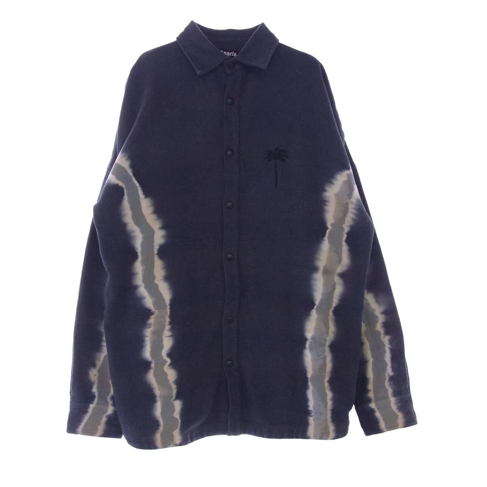 Palm Angels Embroidered Bleached Long Sleeve Shirt Size US M / EU 48-50 / 2 - 1 Thumbnail