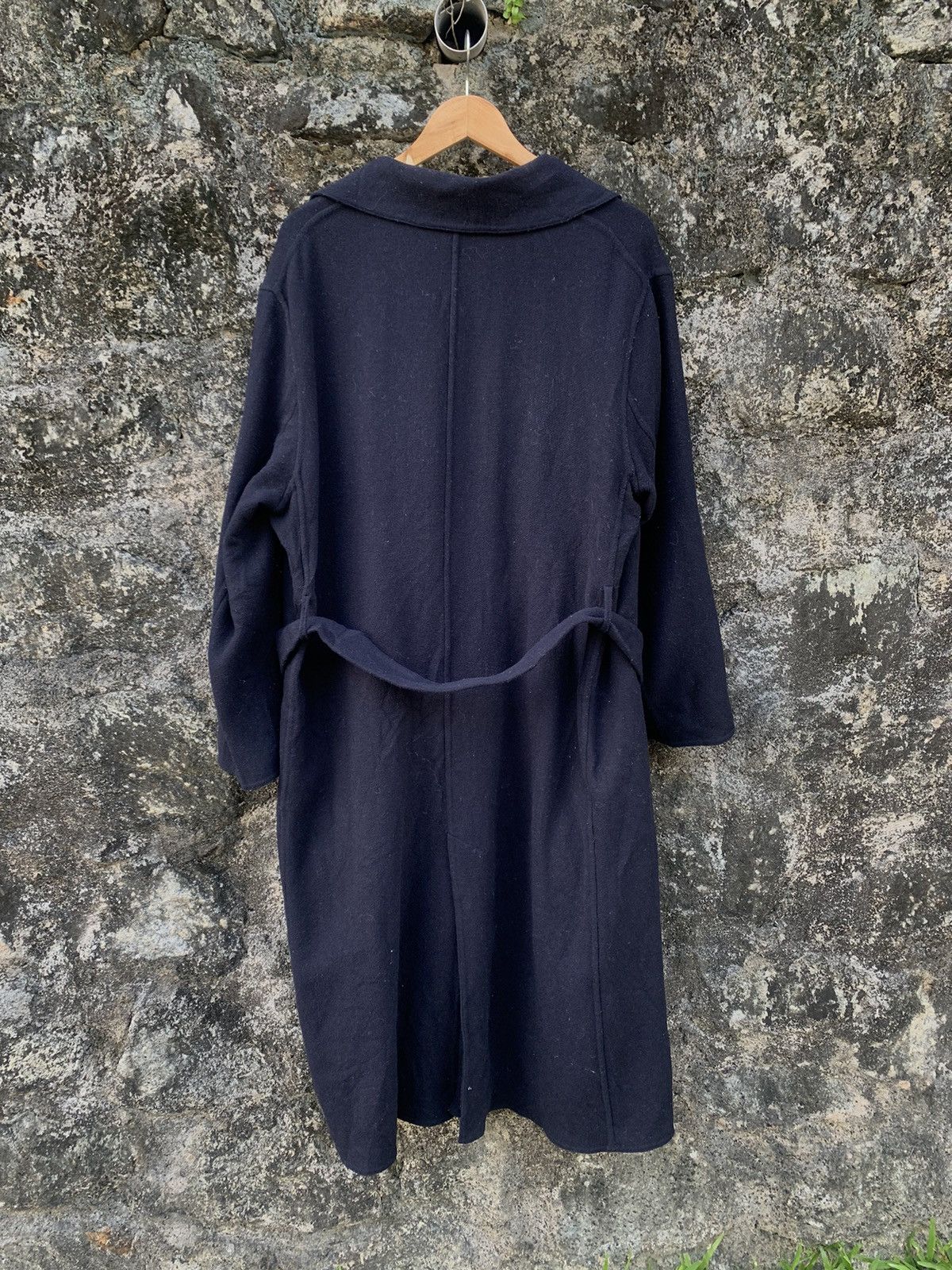 Japanese Brand Ines De La Fressange Wool Long Jacket Size US XL / EU 56 / 4 - 4 Thumbnail
