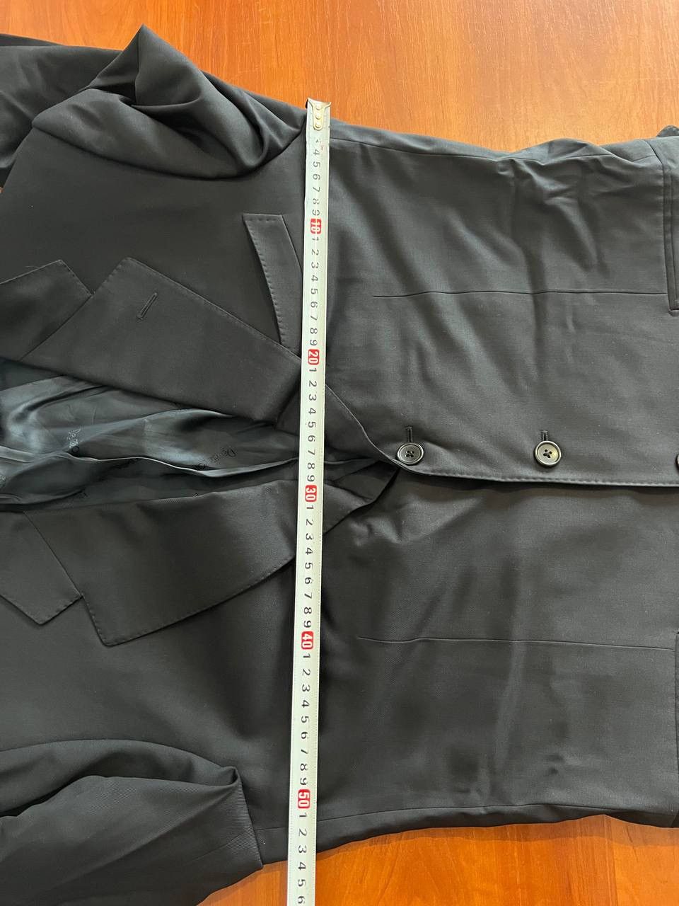 Ravazzolo RAVAZZOLO SARTORIA VINTAGE ITALY LANA WOOL SOLID BLAZER 52 Size 52R - 20 Thumbnail