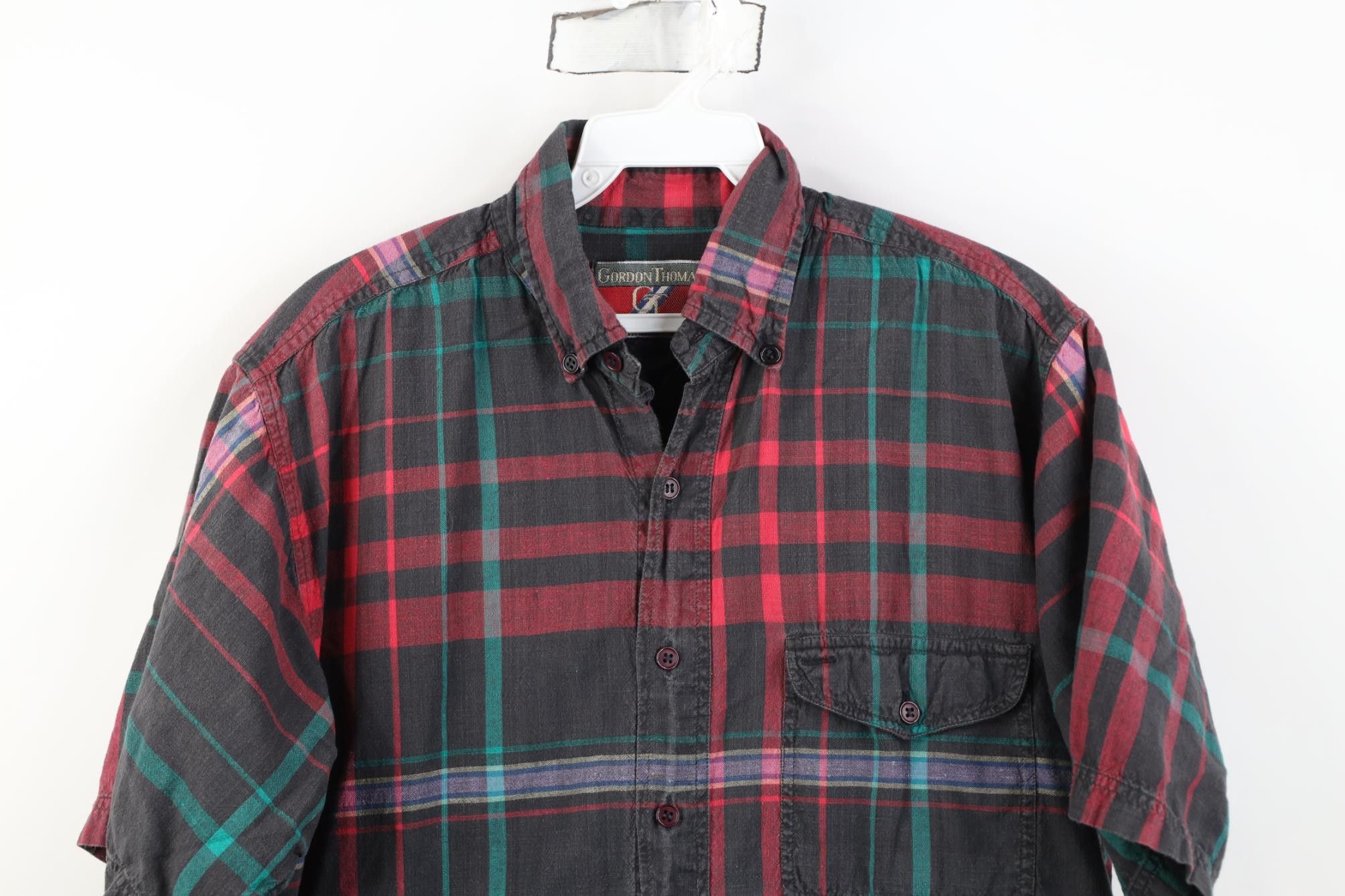 Vintage Vintage 90s Streetwear Short Sleeve Collared Button Shirt Size US M / EU 48-50 / 2 - 2 Thumbnail