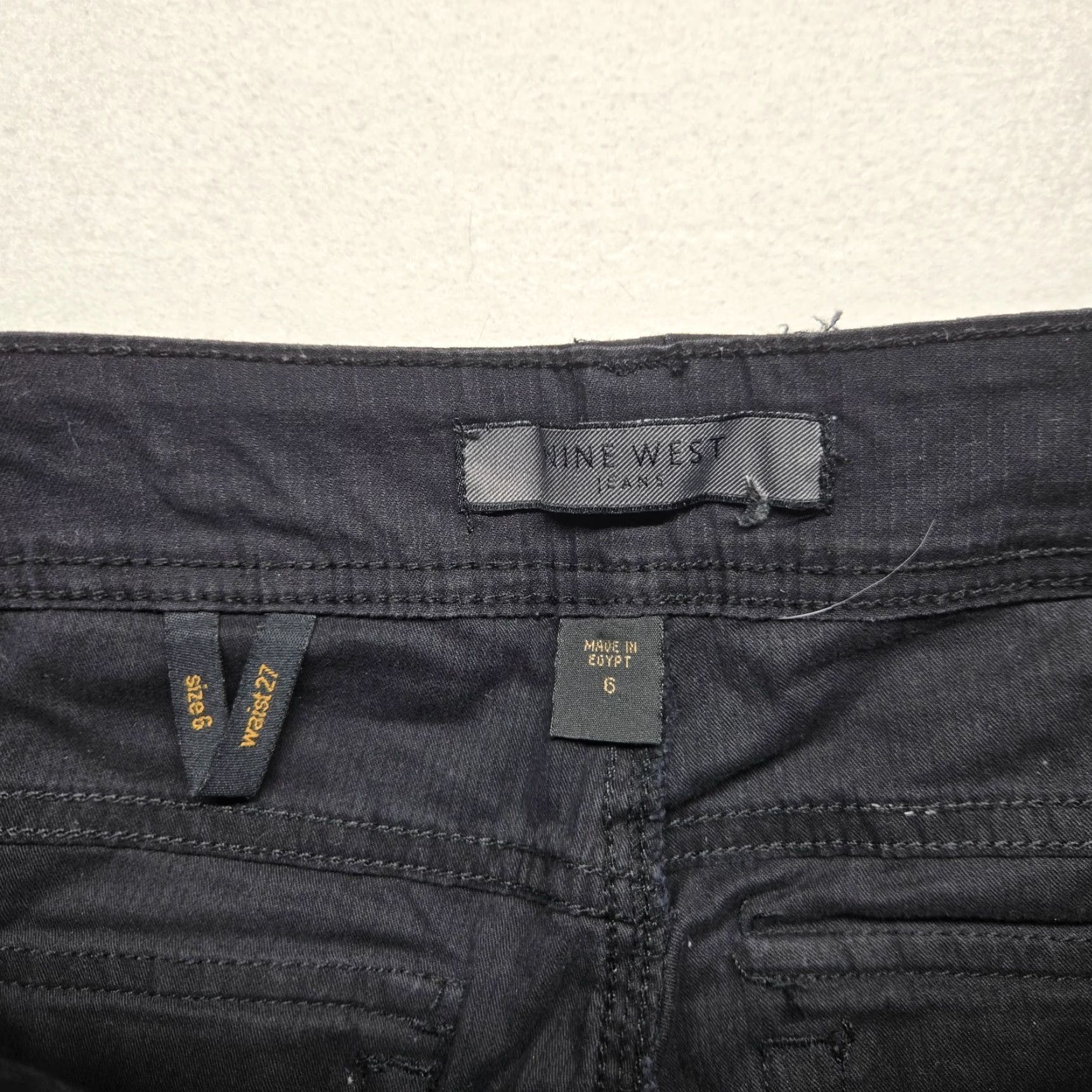 Nine West Nine West Solid Black Capri Pants Women Regular Size 6 Size 28" / US 6 / IT 42 - 3 Thumbnail