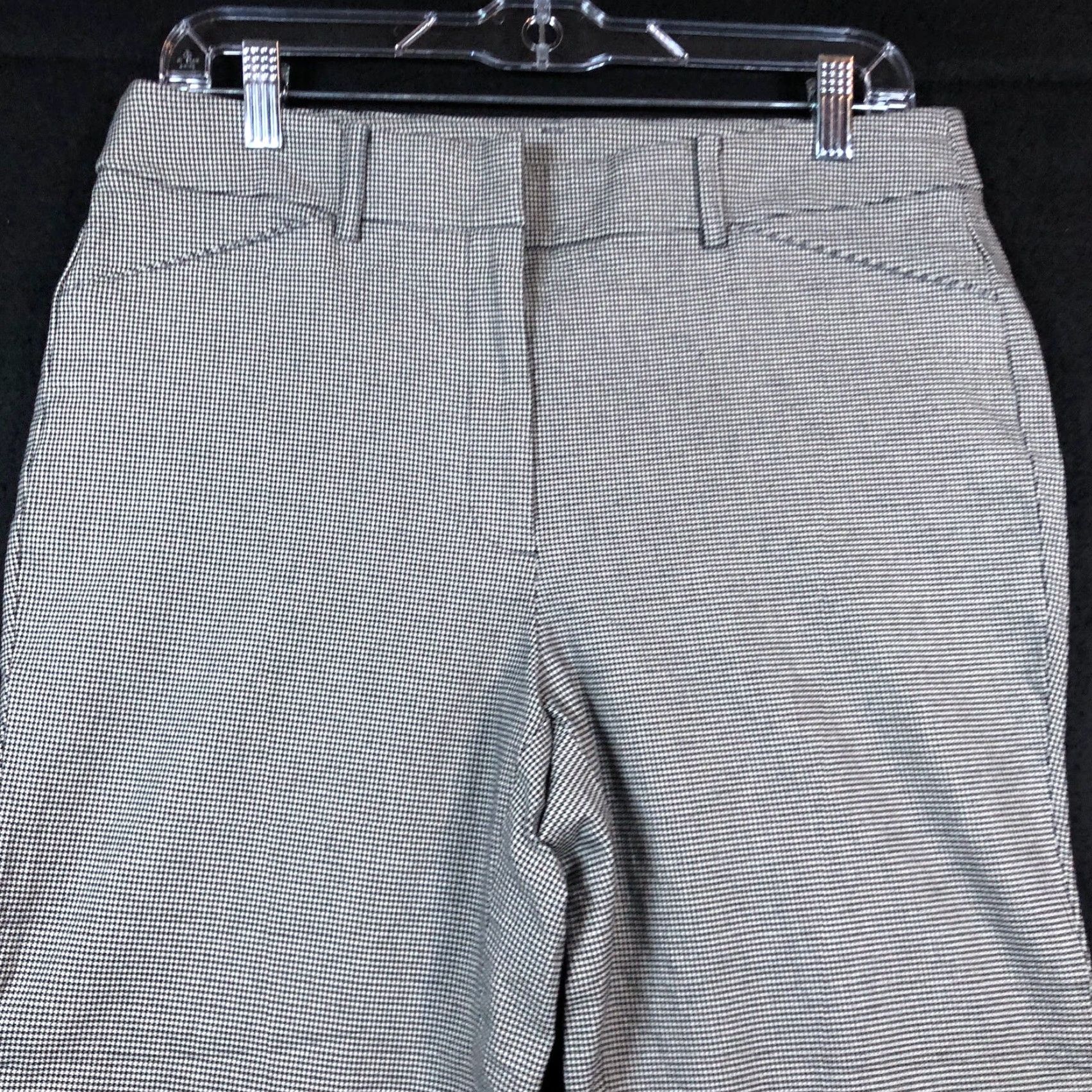 Brooks Brothers Brooks Brothers Womens Pants Black Cream Houndstooth Chino Ankle Stretch 8 Size 30" / US 8 / IT 44 - 2 Thumbnail