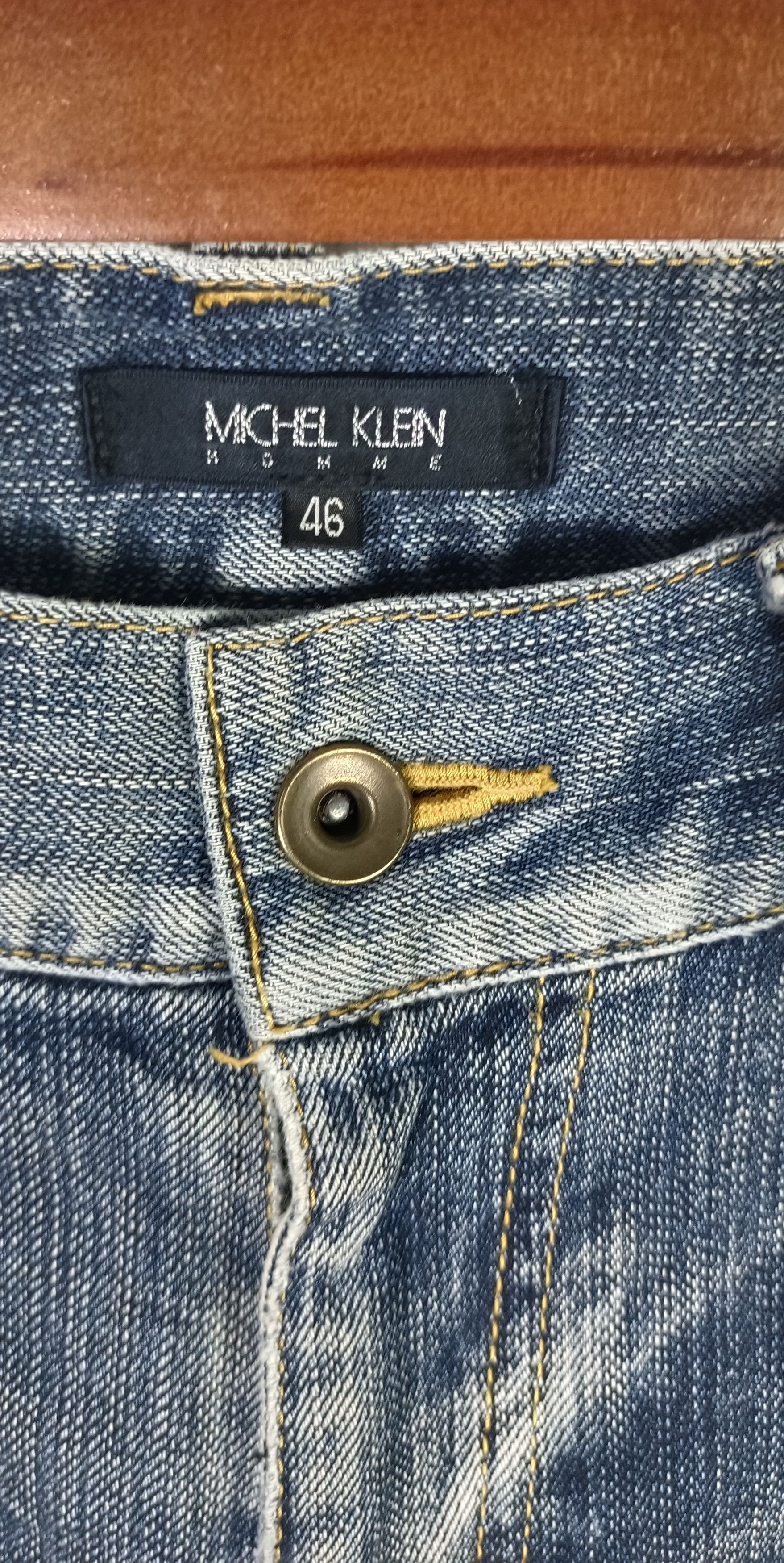 If Six Was Nine × Le Grande Bleu (L.G.B.) × Michel Klein MICHEAL KLEIN HOMME FLARE JEANS Size US 31 - 5 Thumbnail