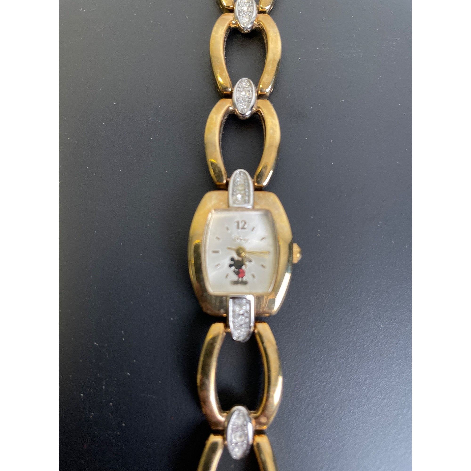 image of Disney Vintage Women's Mickey Mouse Goldtone Watch Mc0275 Sk