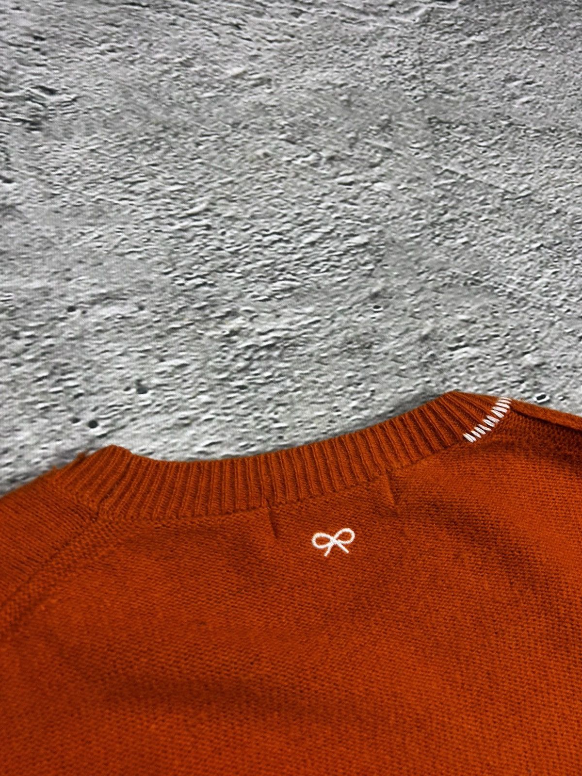 Anya Hindmarch × Uniqlo Anya Hindmarch Uniqlo Sweater Orange Size XL / US 12-14 / IT 48-50 - 7 Thumbnail