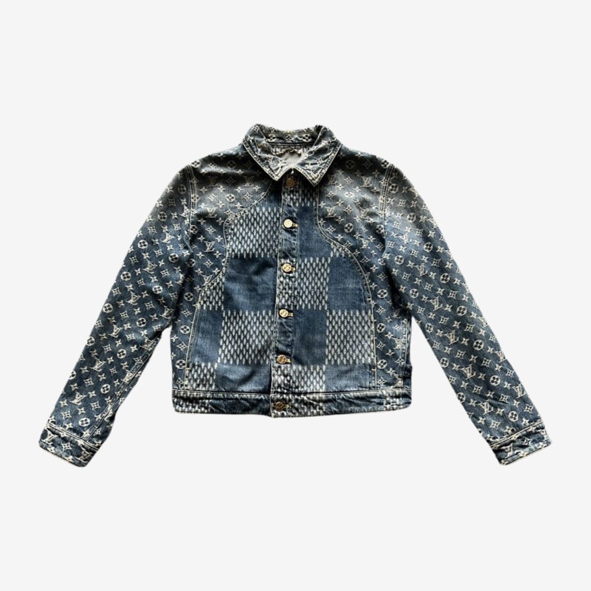 Louis Vuitton Louis Vuitton x Nigo Denim Jacket Sz. 44 Size US S / EU 44-46 / 1 - 3 Thumbnail