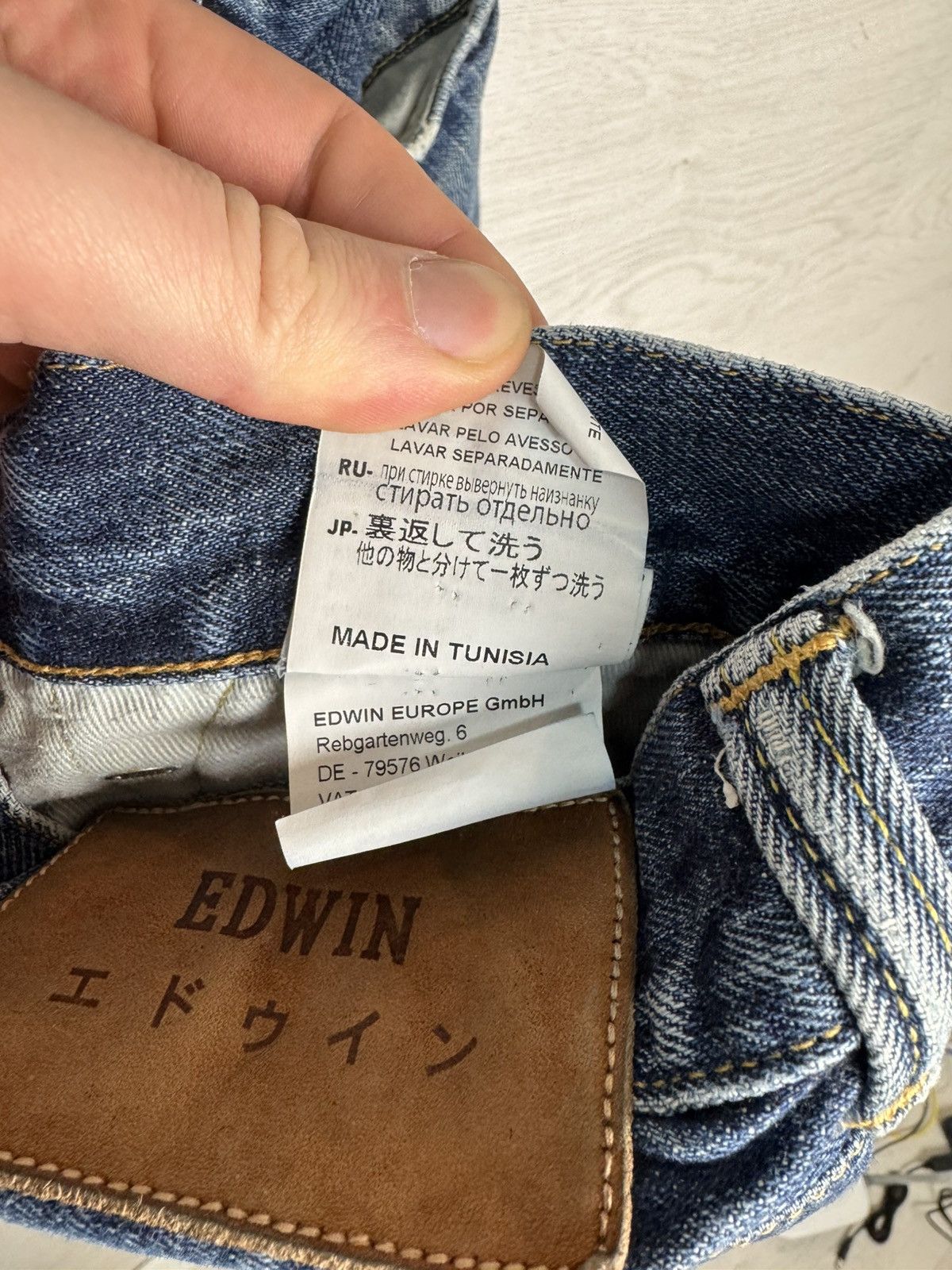 Edwin Edwin Denim Jeans Japanese Vintage Size US 34 / EU 50 - 11 Thumbnail