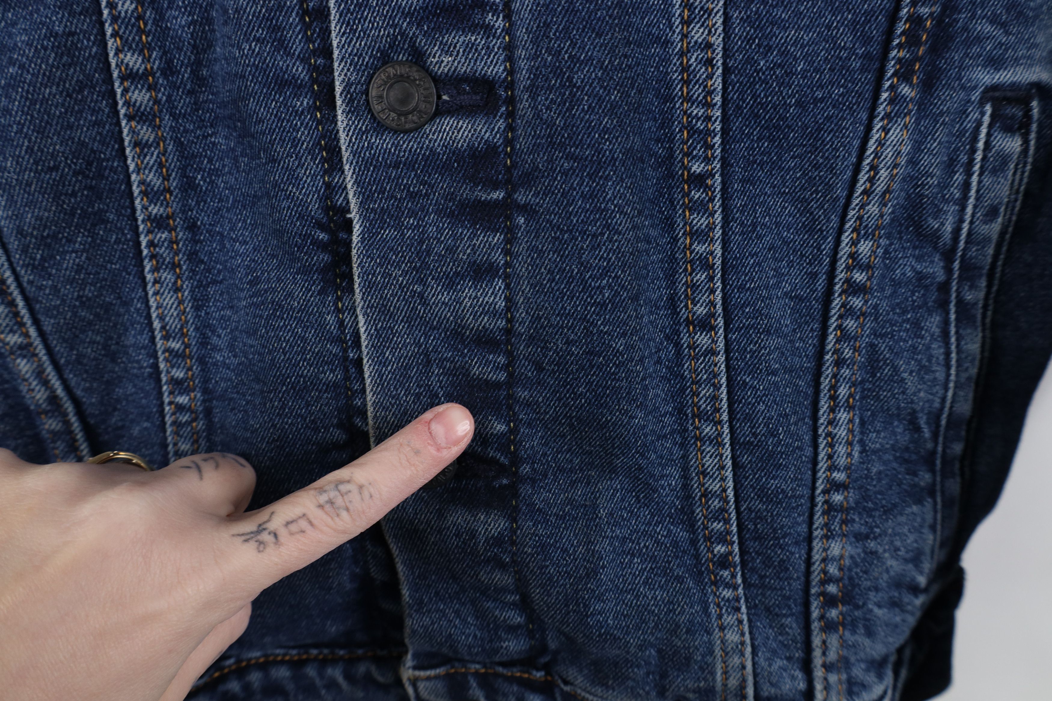 Levi's Vintage Y2K Levis Stretch Denim Jean Trucker Jacket Blue Size US S / EU 44-46 / 1 - 5 Thumbnail
