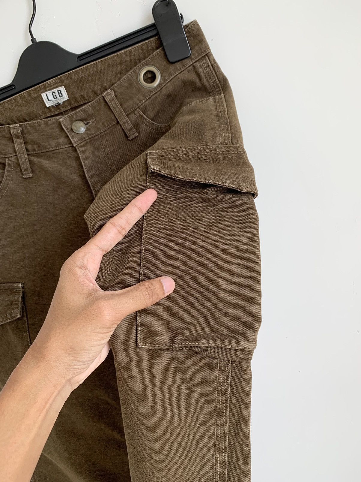 If Six Was Nine 2000s L.G.B Canvas Leg Zipper Cargo Pant Size US 26 / EU 42 - 12 Thumbnail