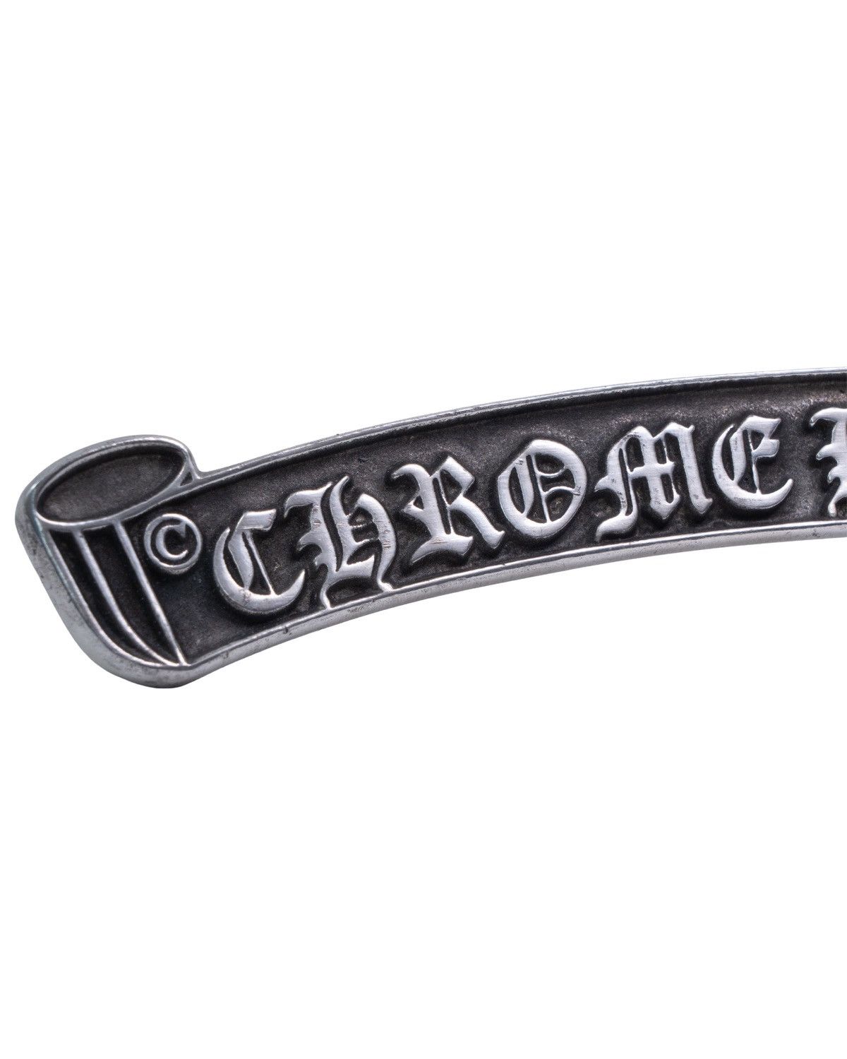 Chrome Hearts *VERY RARE* Chrome Hearts Silver Scroll Plaque Display Size ONE SIZE - 3 Thumbnail