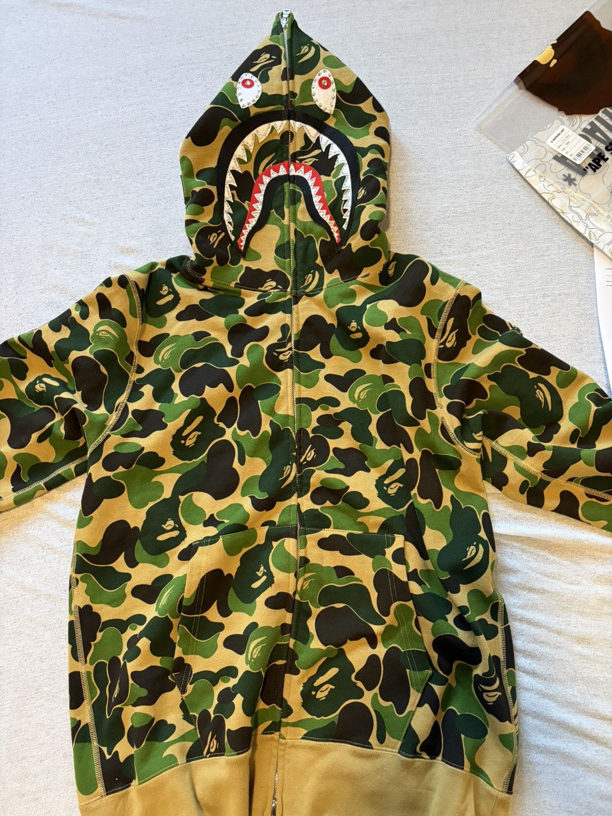 Bape Bape abc green camo crystal stone Size US L / EU 52-54 / 3 - 1 Thumbnail