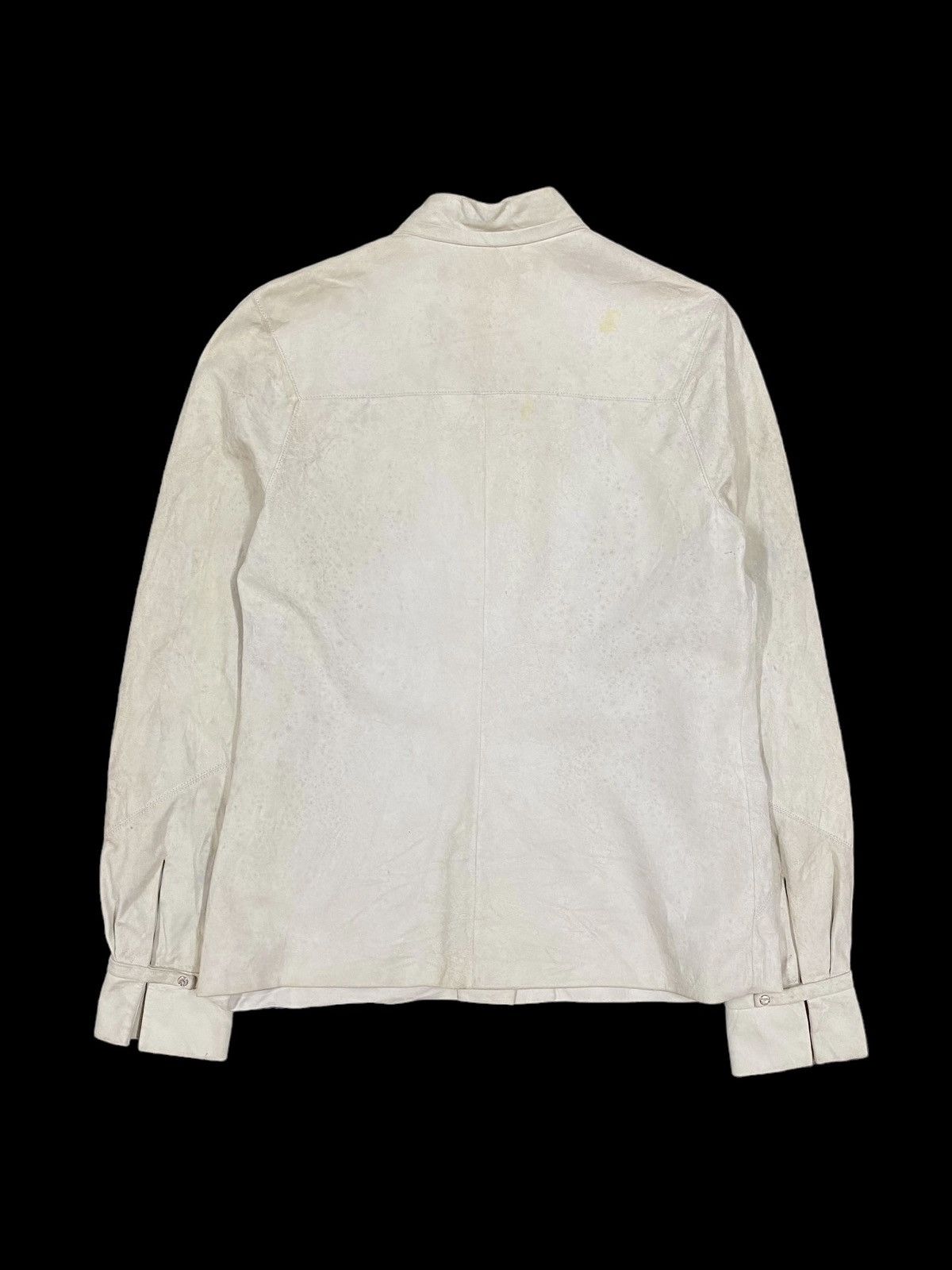 Loewe Authentic🔥Loewe Goat Skin/Silk Liner Button Ups Shirt Size US XXS / EU 40 - 15 Thumbnail