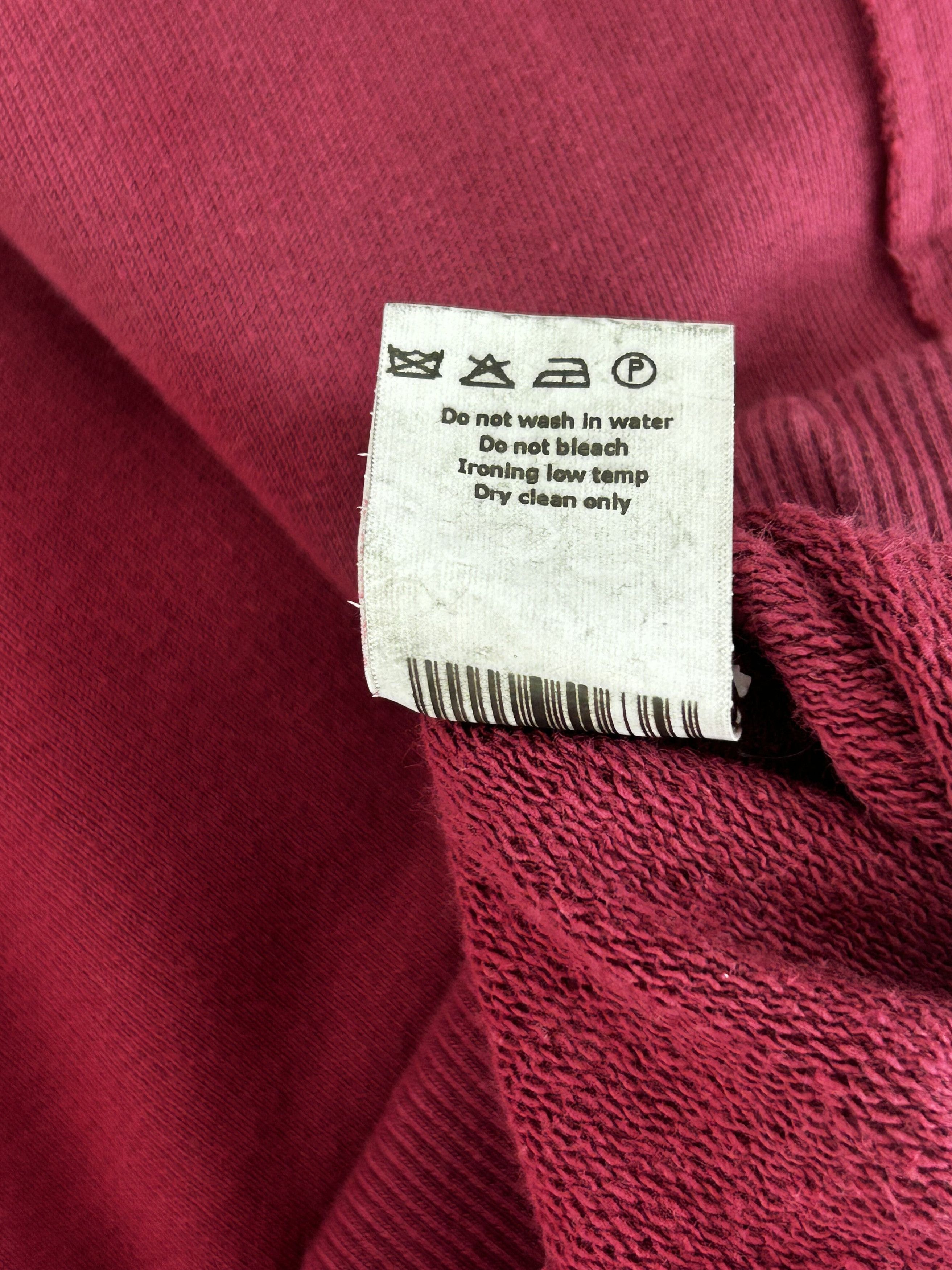 John Galliano John Galliano Red Oversized Hooded Jersey Size US L / EU 52-54 / 3 - 5 Thumbnail