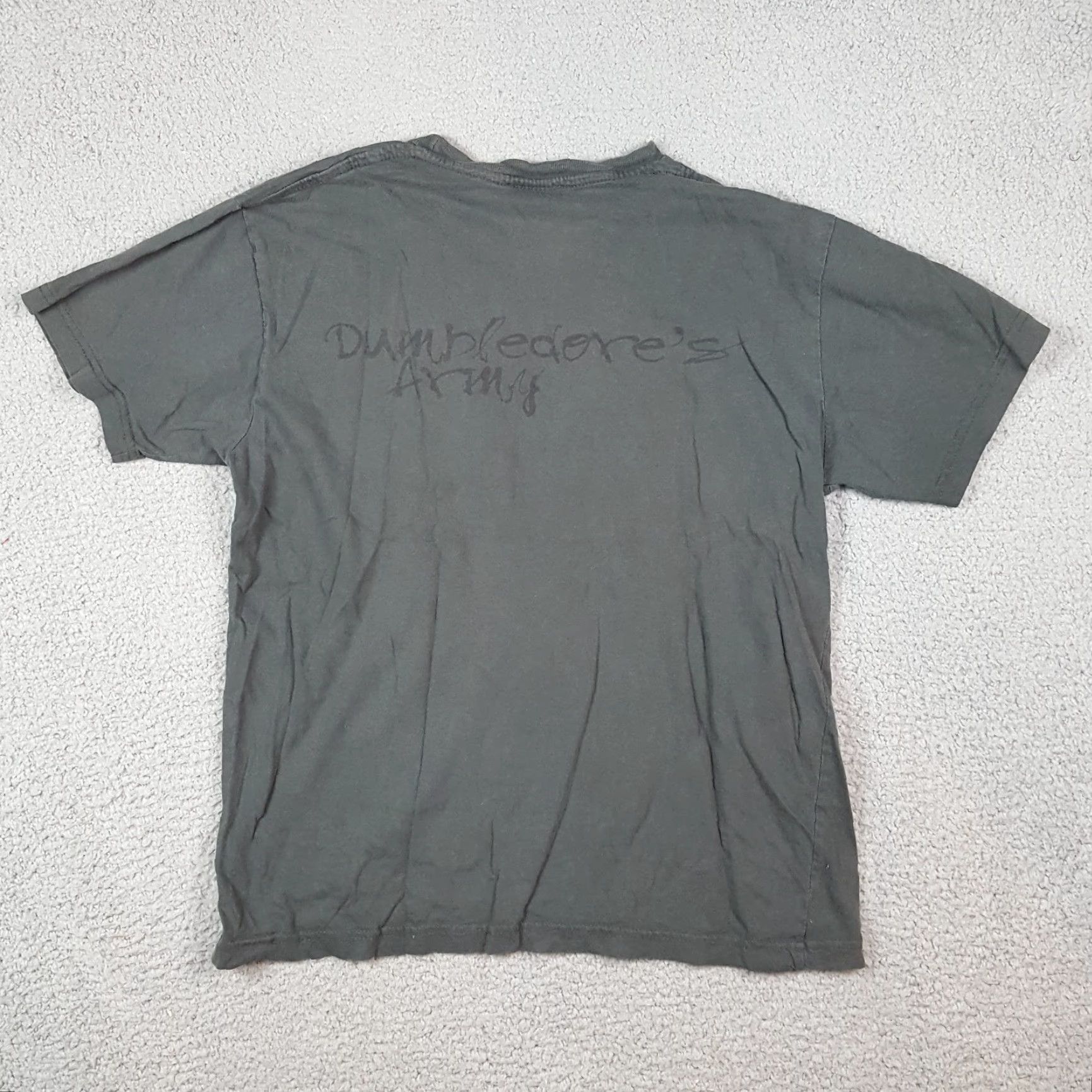 Vintage VINTAGE Harry Potter Dumbledore's Army T-Shirt, Confetti Gray, M, Retro 90s Movie Merch, Women Size M / US 6-8 / IT 42-44 - 5 Thumbnail