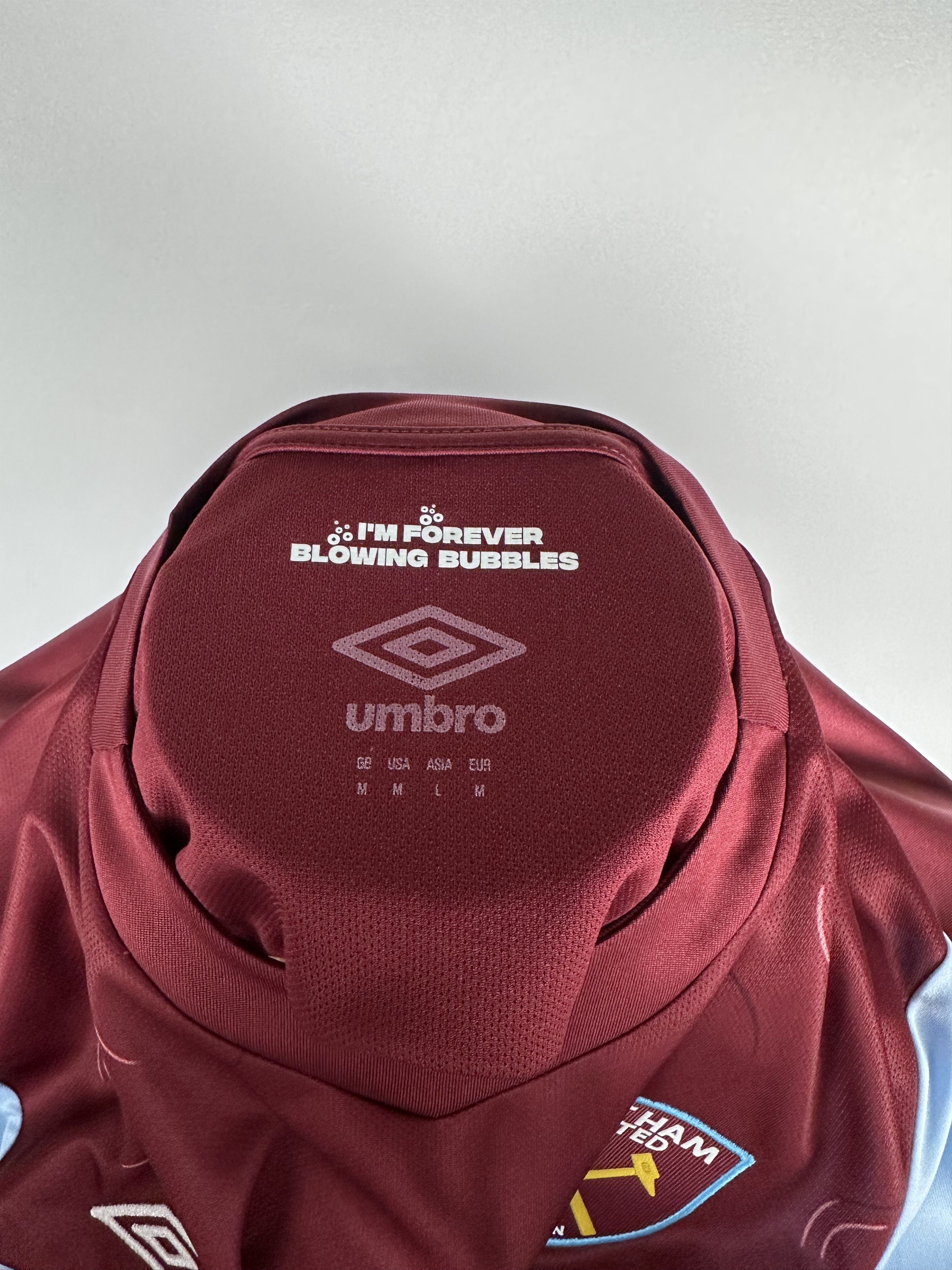 Umbro West Ham United 2023 2024 Football Shirt Soccer Jersey Umbro Size US M / EU 48-50 / 2 - 9 Thumbnail