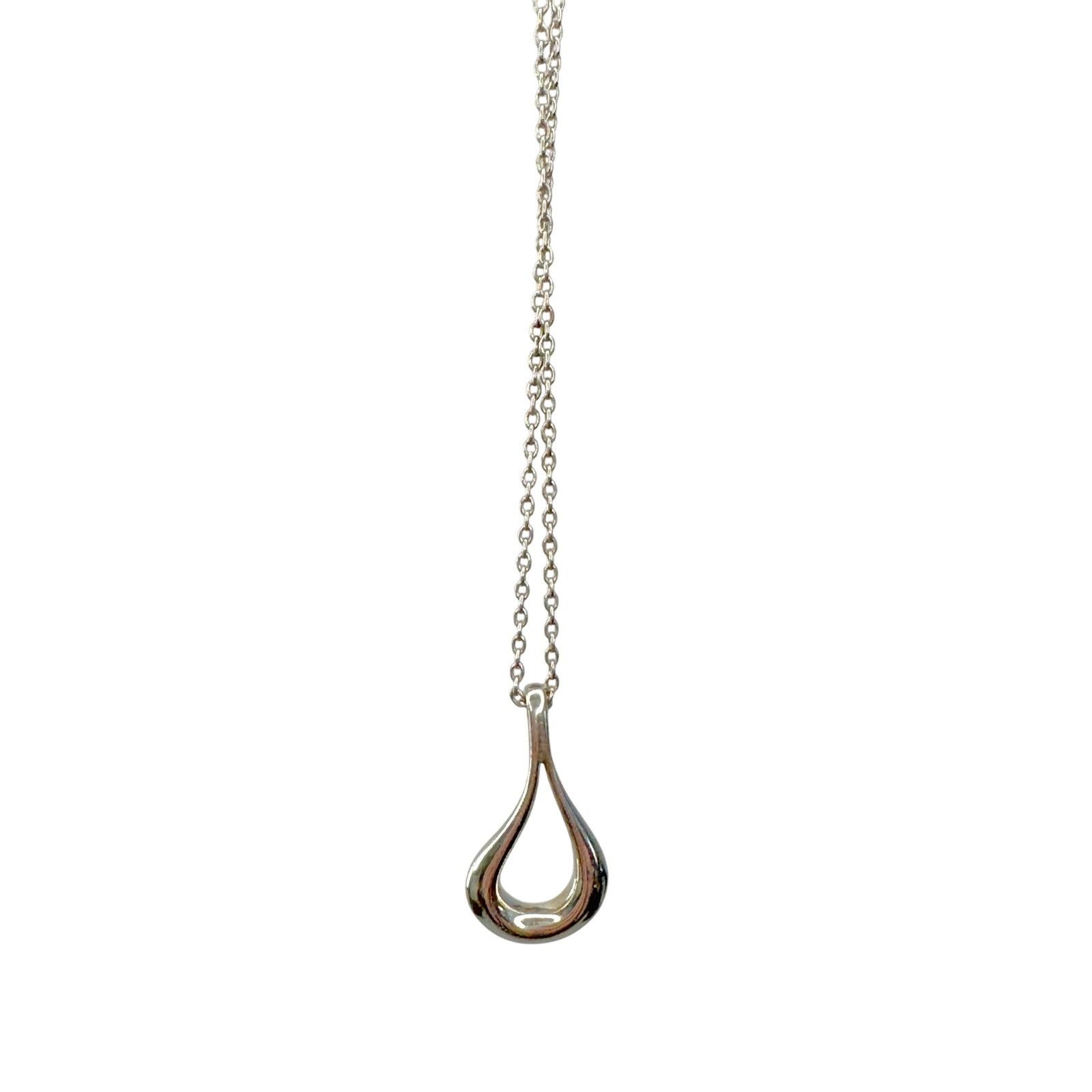 Tiffany & Co. Tiffany & Co Small Elsa Peretti Teardrop Necklace 18" Size ONE SIZE - 8 Thumbnail