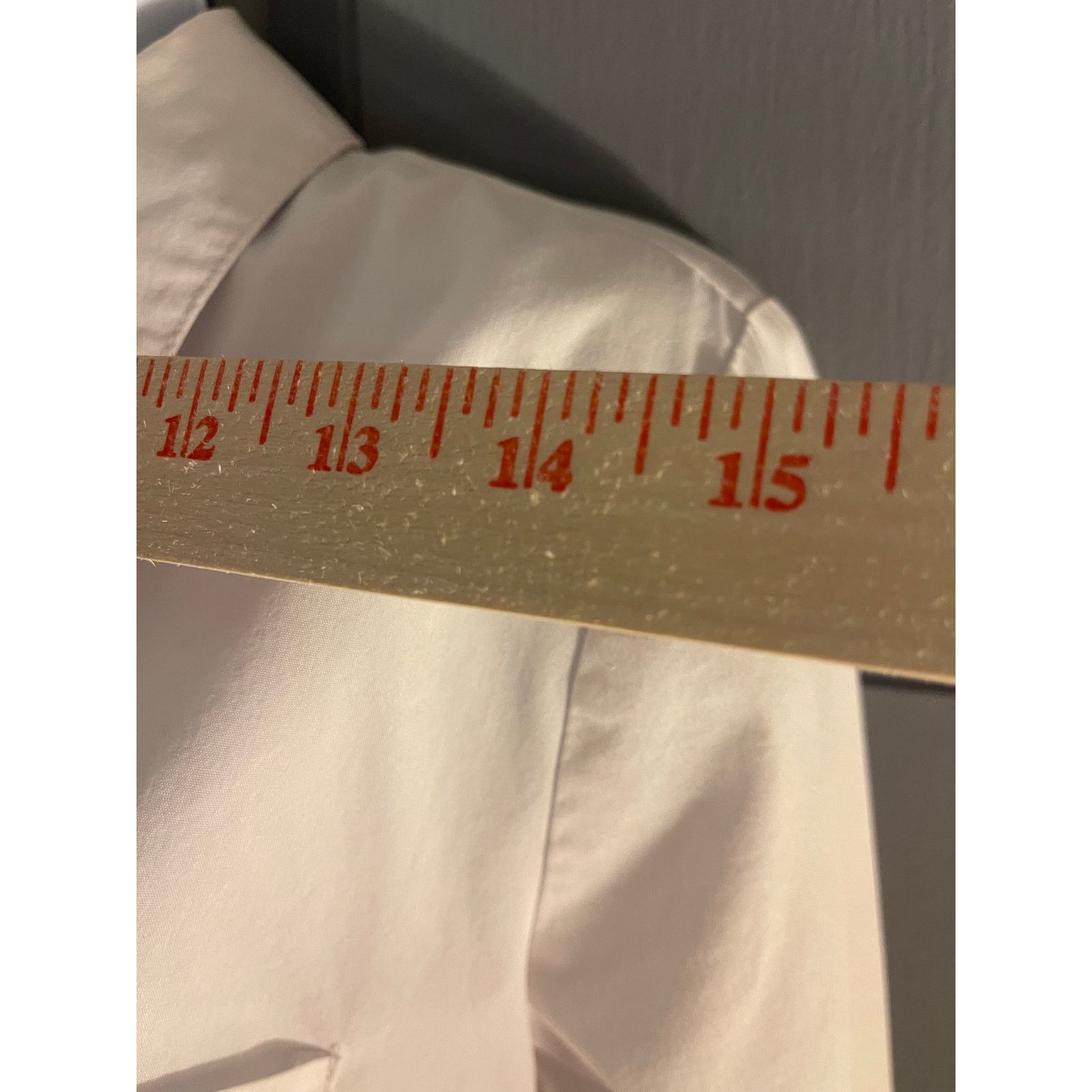 Anne Klein Anne Klein White Button Front Blouse Small Classic Shirt Size S / US 4 / IT 40 - 5 Thumbnail
