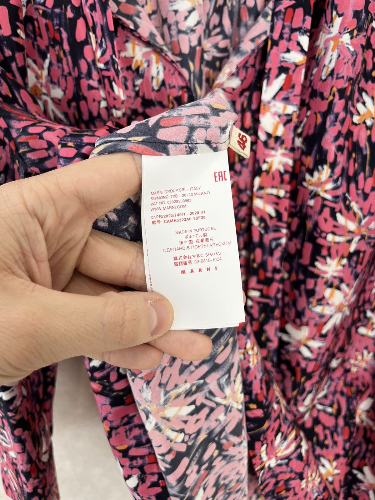 Marni Marni Floral Impressionist Silk Top Size XL / US 12-14 / IT 48-50 - 8 Thumbnail