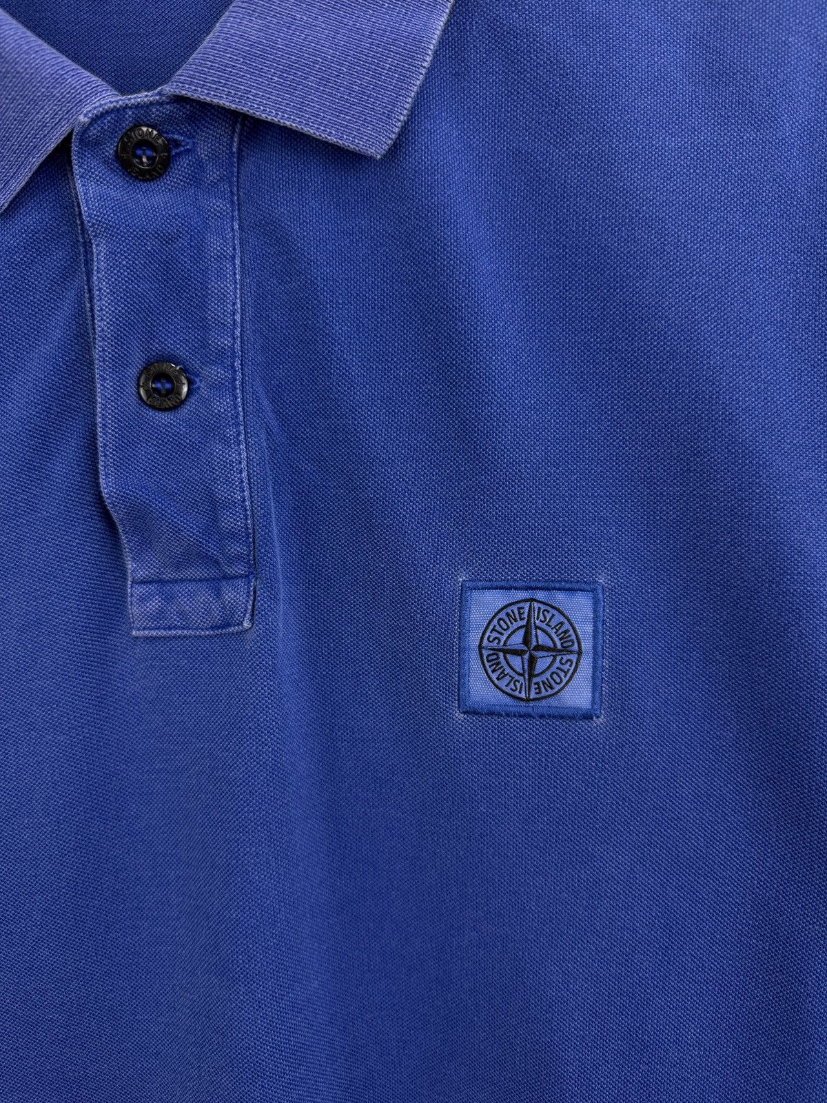 Stone Island 🇮🇹 Y2K Stone Island Patch Program Polo T-Shirt Rare Retro Size US L / EU 52-54 / 3 - 4 Thumbnail