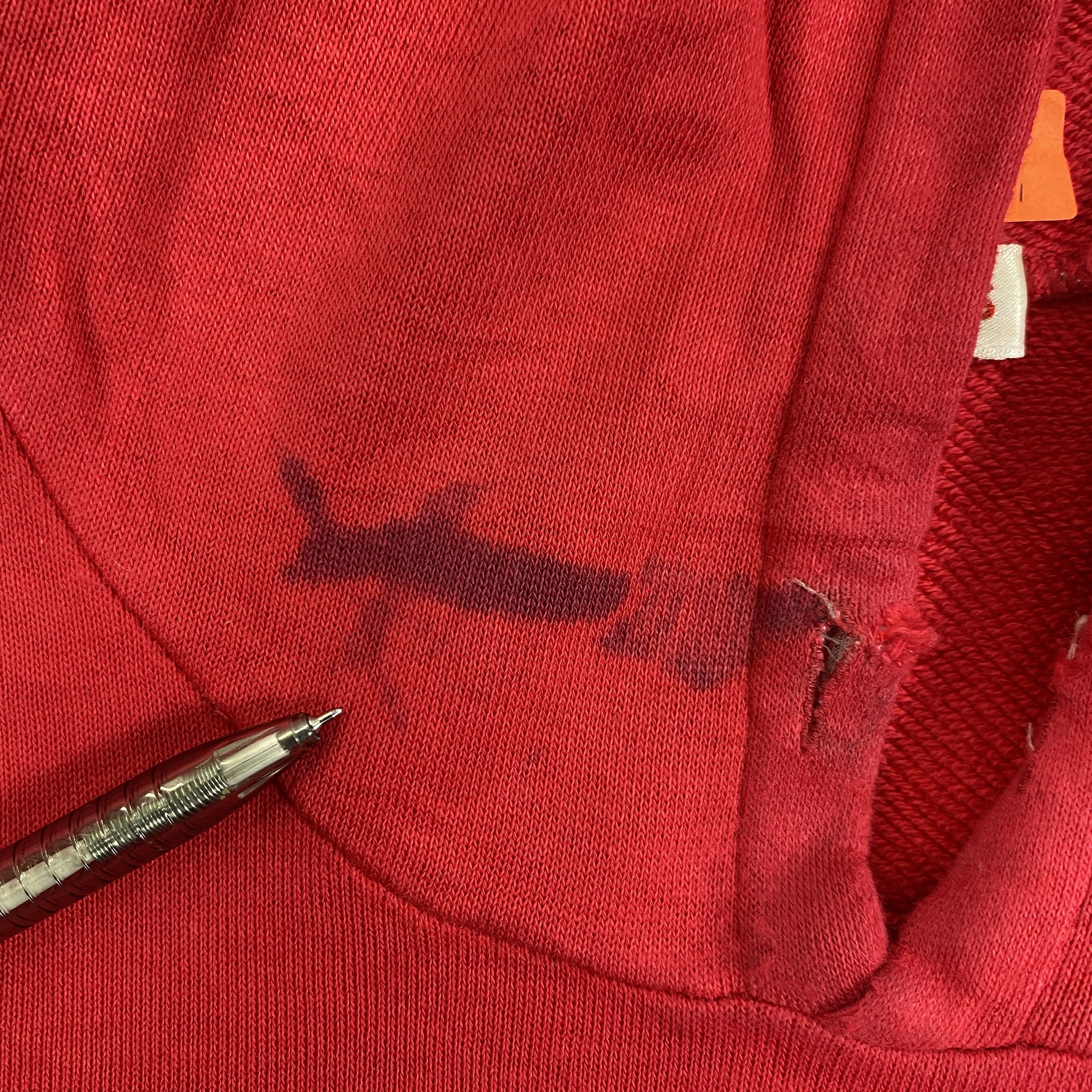 Japanese Brand Vintage Person's Kids Red Hoodie -SW151 Size US L / EU 52-54 / 3 - 12 Thumbnail