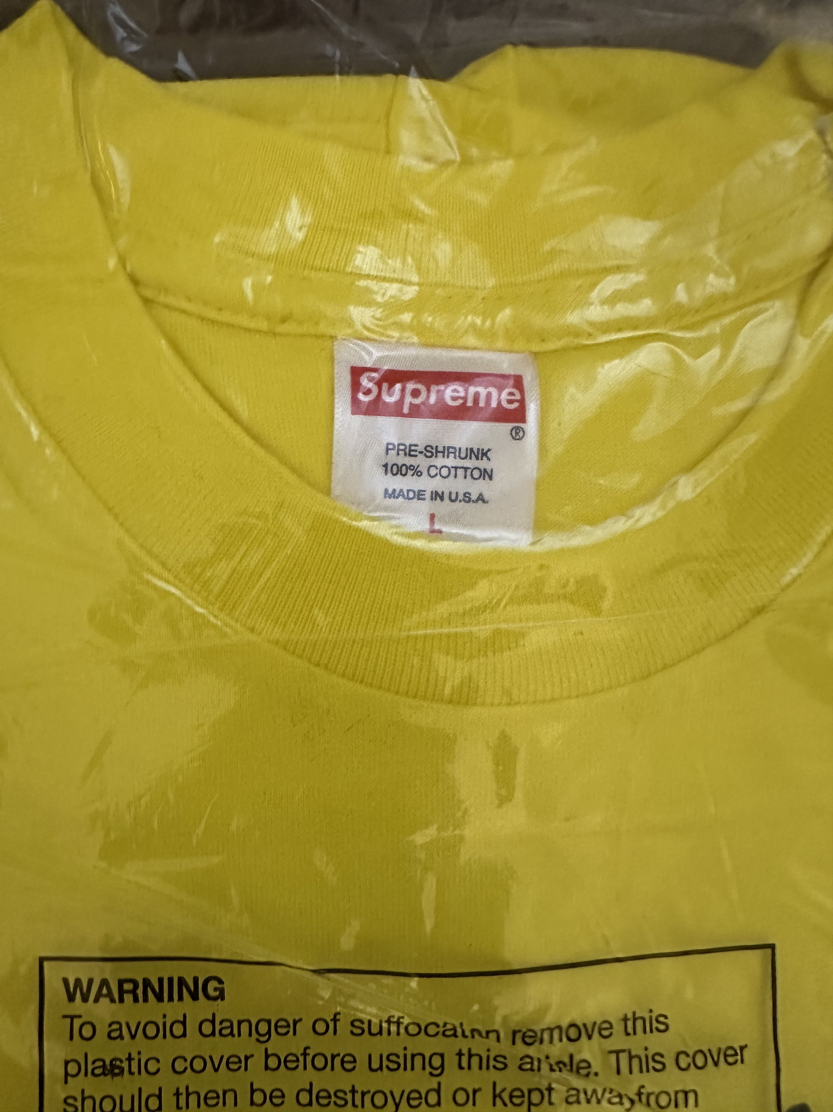 Supreme SS20 Supreme Time Tee Size US L / EU 52-54 / 3 - 3 Thumbnail