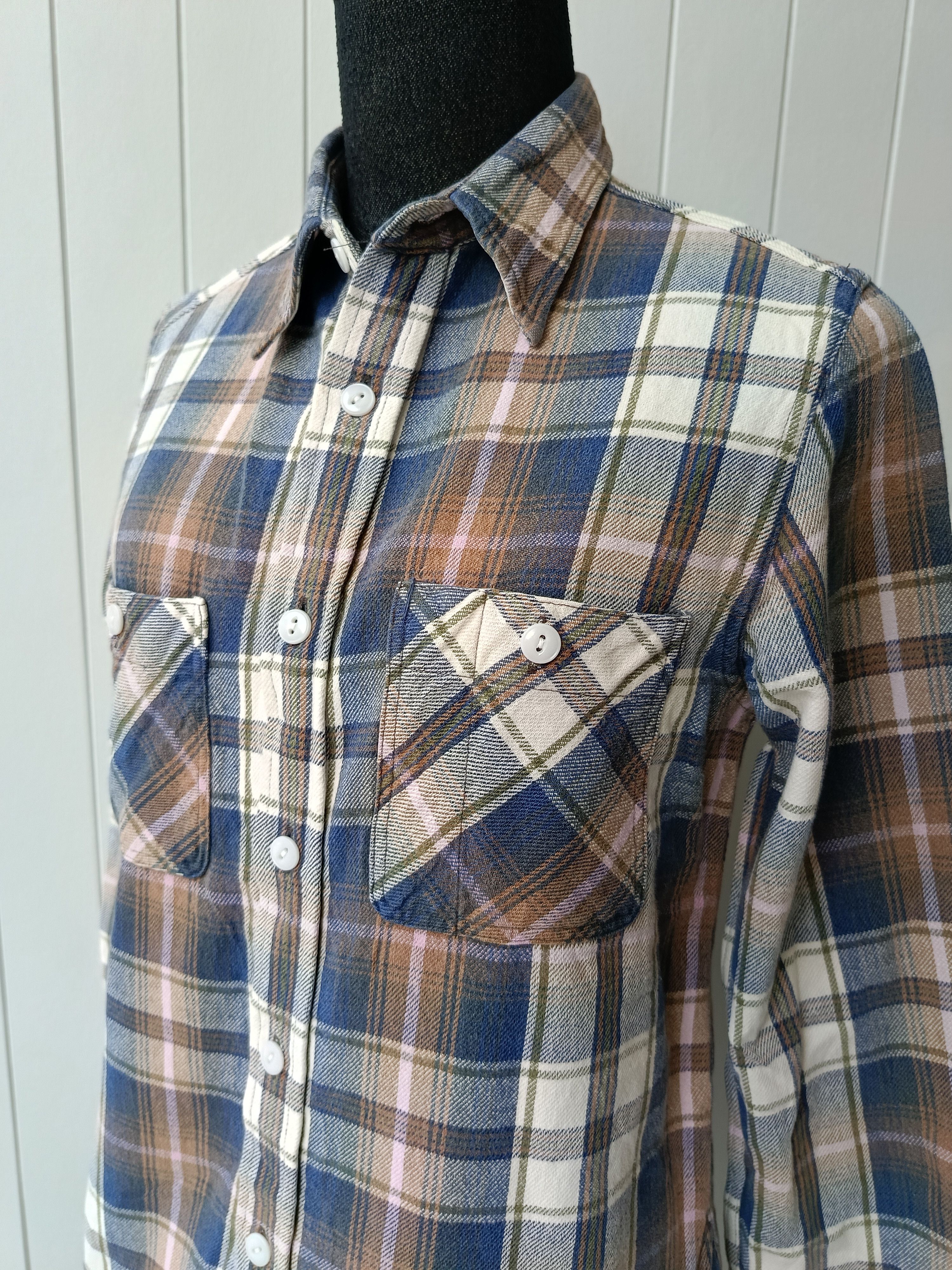 Beams Plus × Japanese Brand BEAMS BOY the working girl Japan plaid ladies small shirt Size S / US 4 / IT 40 - 4 Thumbnail